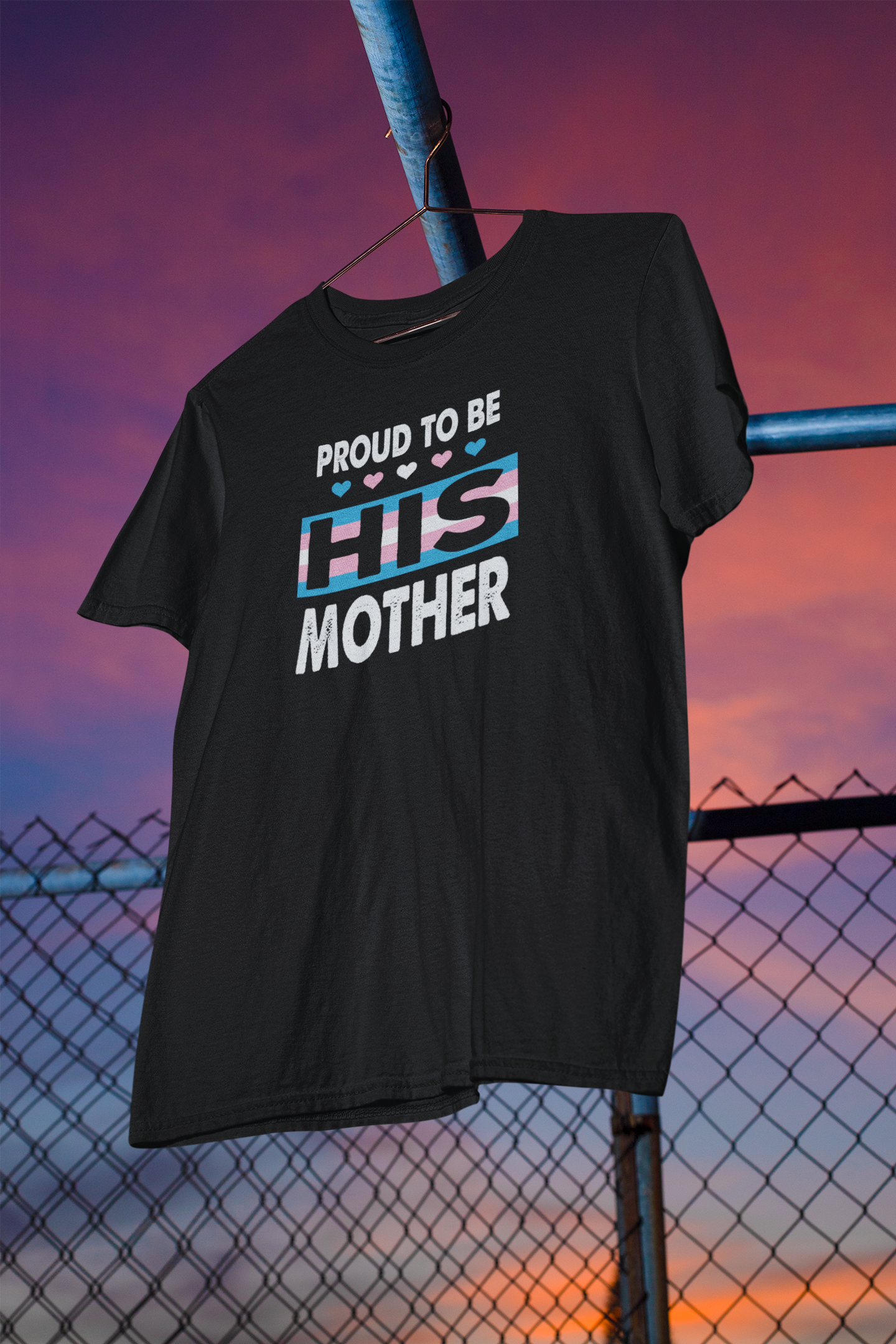 Shaka Brands | LGBTQ Pride Collection | Proud To Be HIS Mother T-Shirt