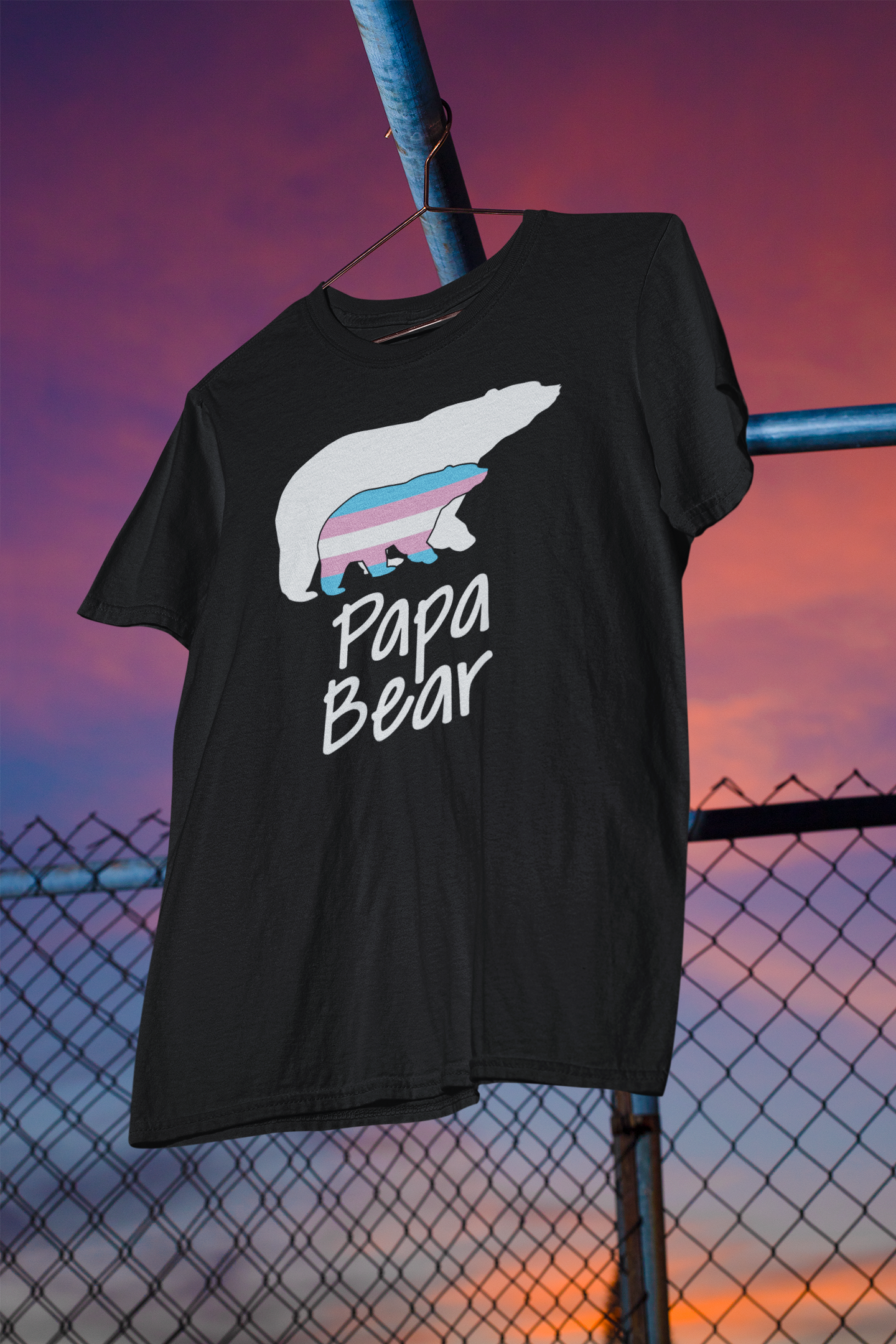 Shaka Brands | LGBTQ Pride Collection | Papa Bear Transgender T-Shirt