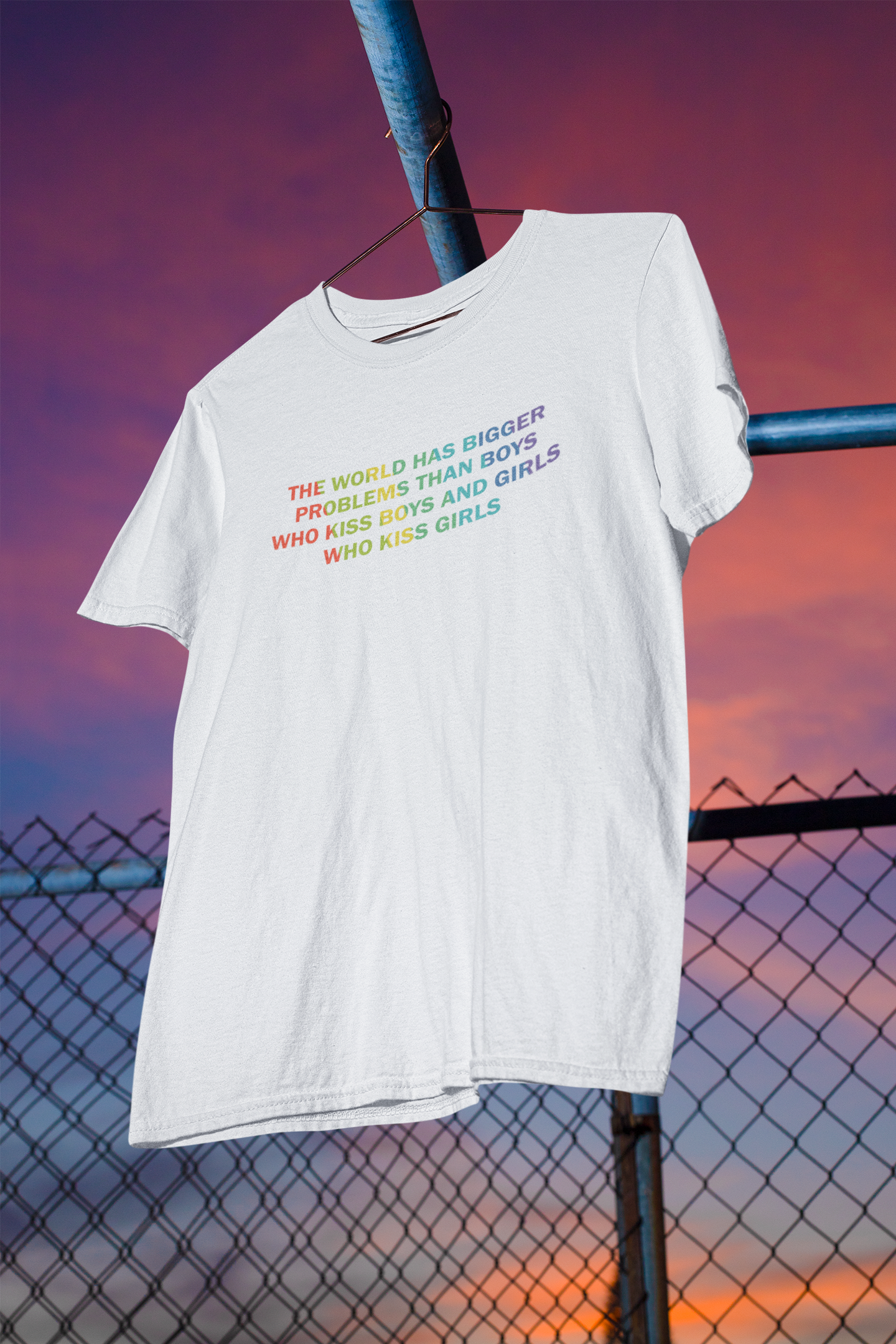 Shaka Brands | LGBTQ Pride Collection | The World Has Bigger Problems T-Shirt