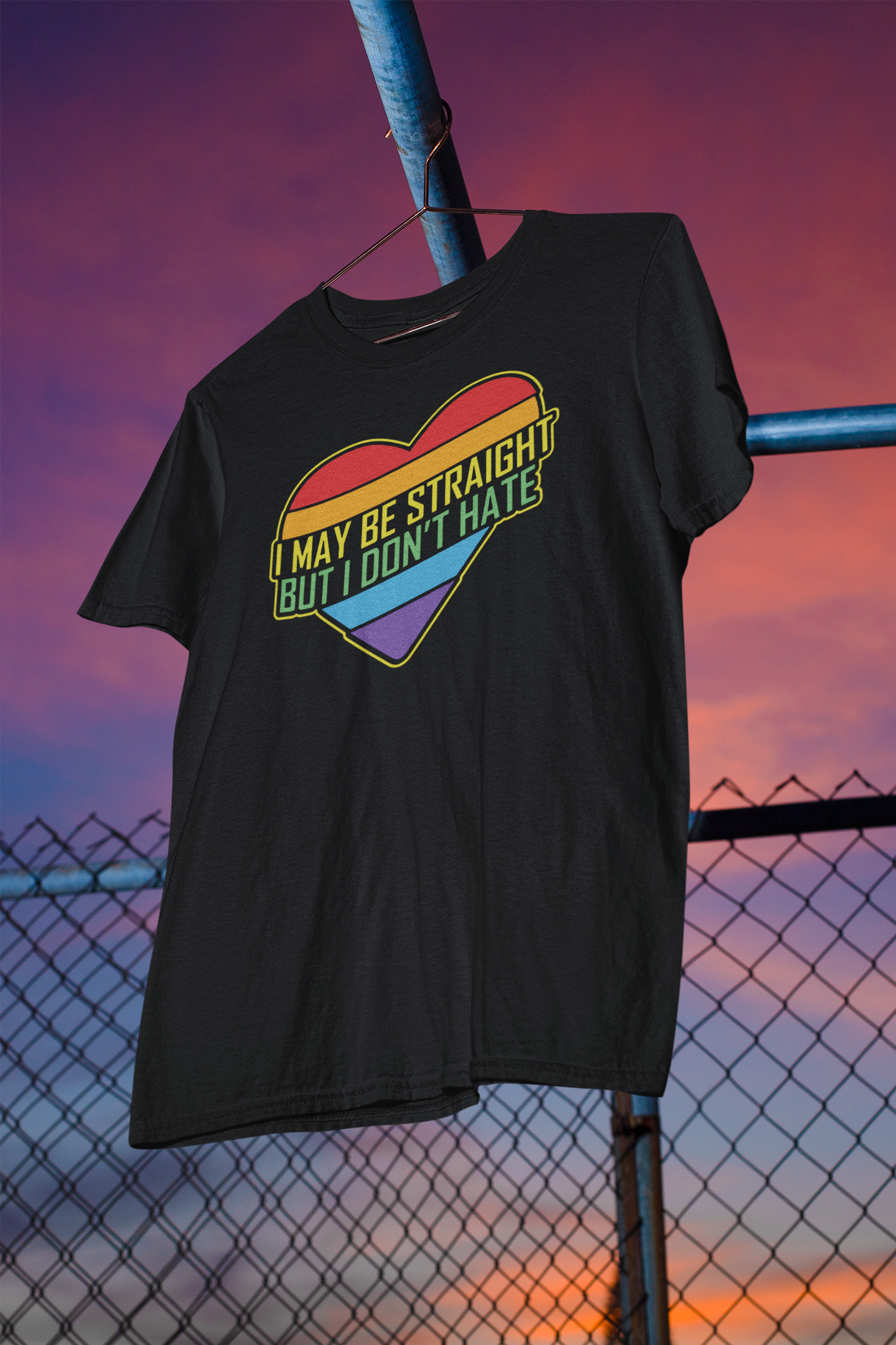 Shaka Brands | LGBTQ Pride Collection | I May Be Straight But I Don't Hate T-Shirt