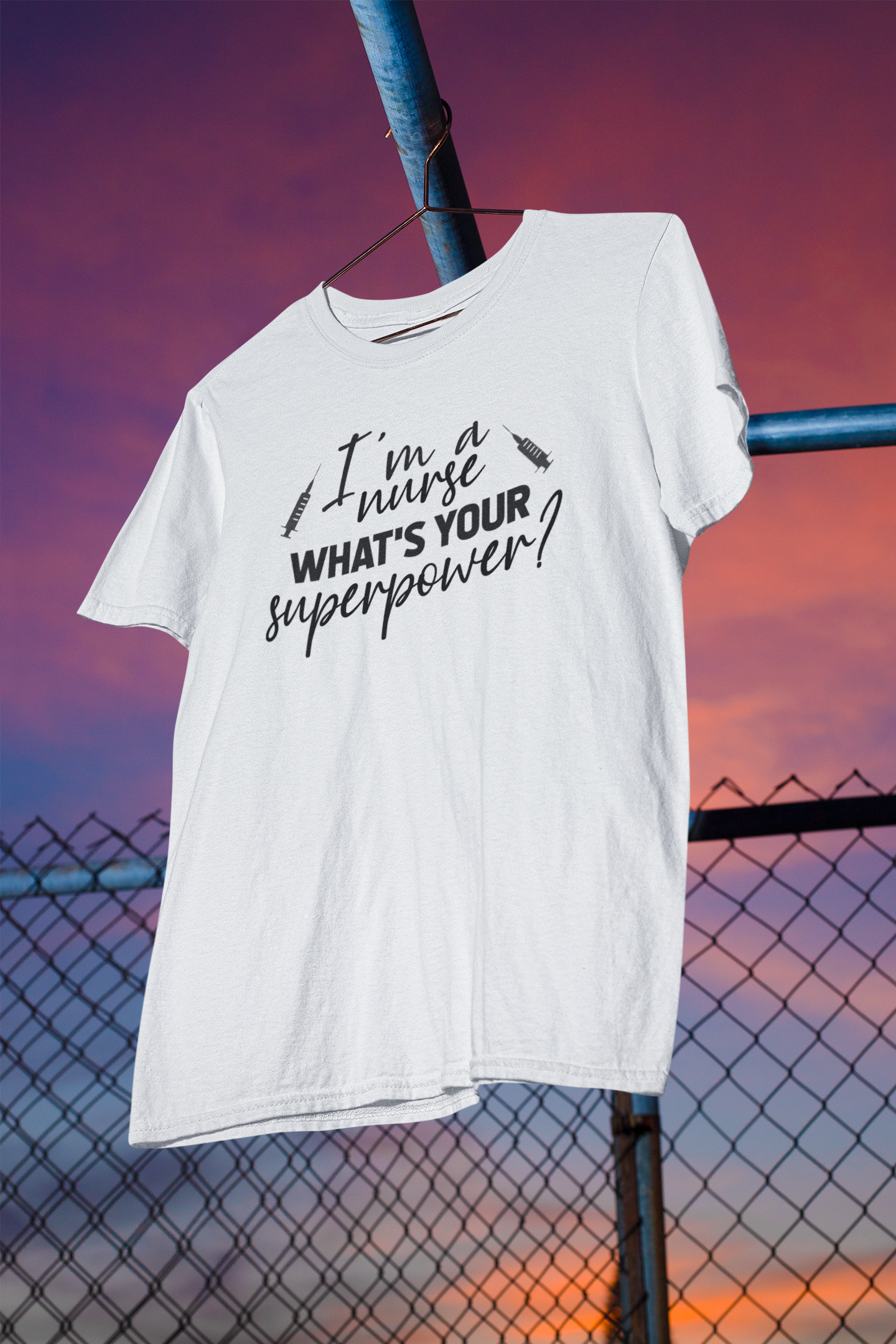Shaka Brands | Graphic Tees | I'm A Nurse, What's Your Superpower? T-Shirt