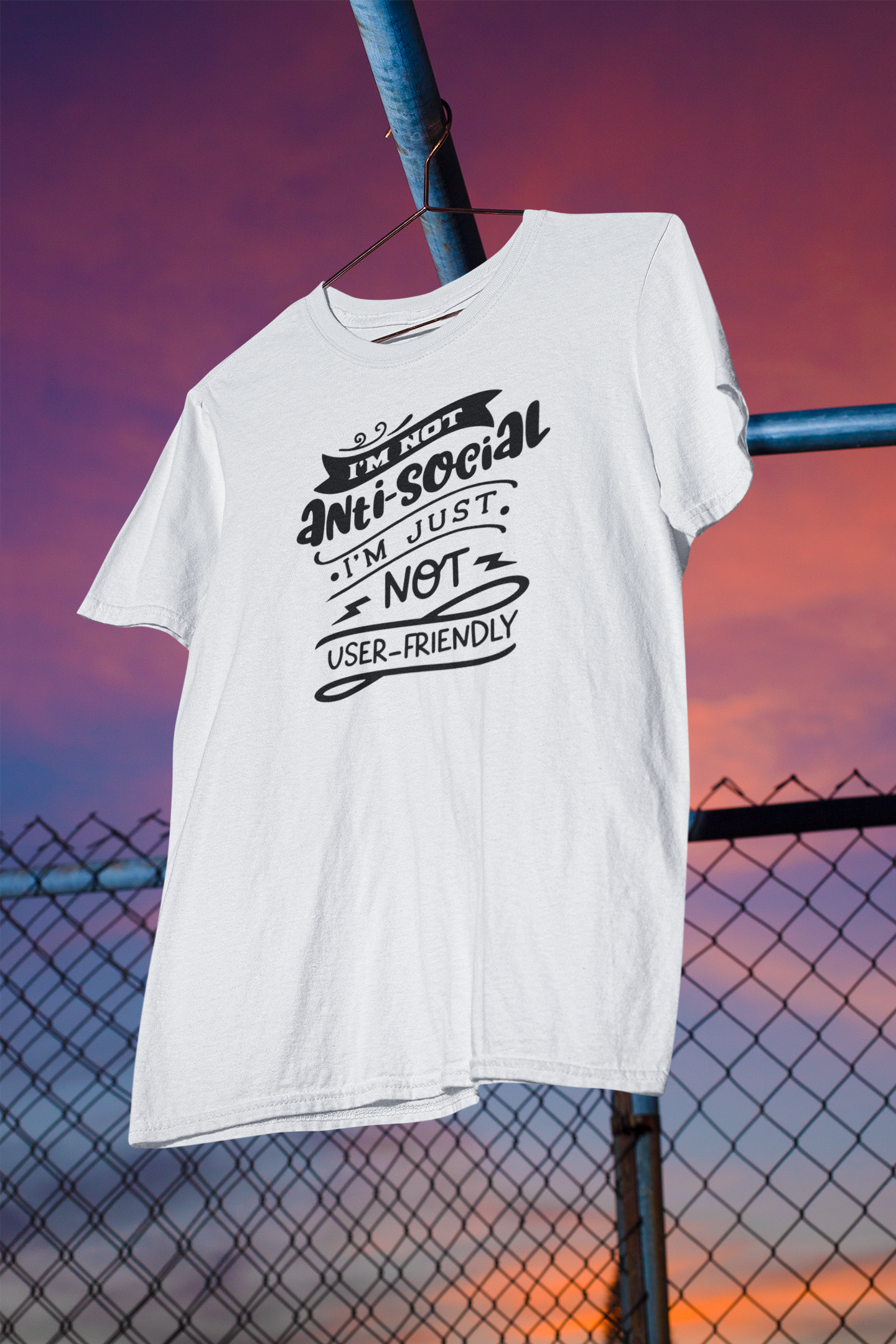 Shaka Brands | Graphic Tees | I'm Not Anti-Social, I'm Just not User-Friendly T-Shirt