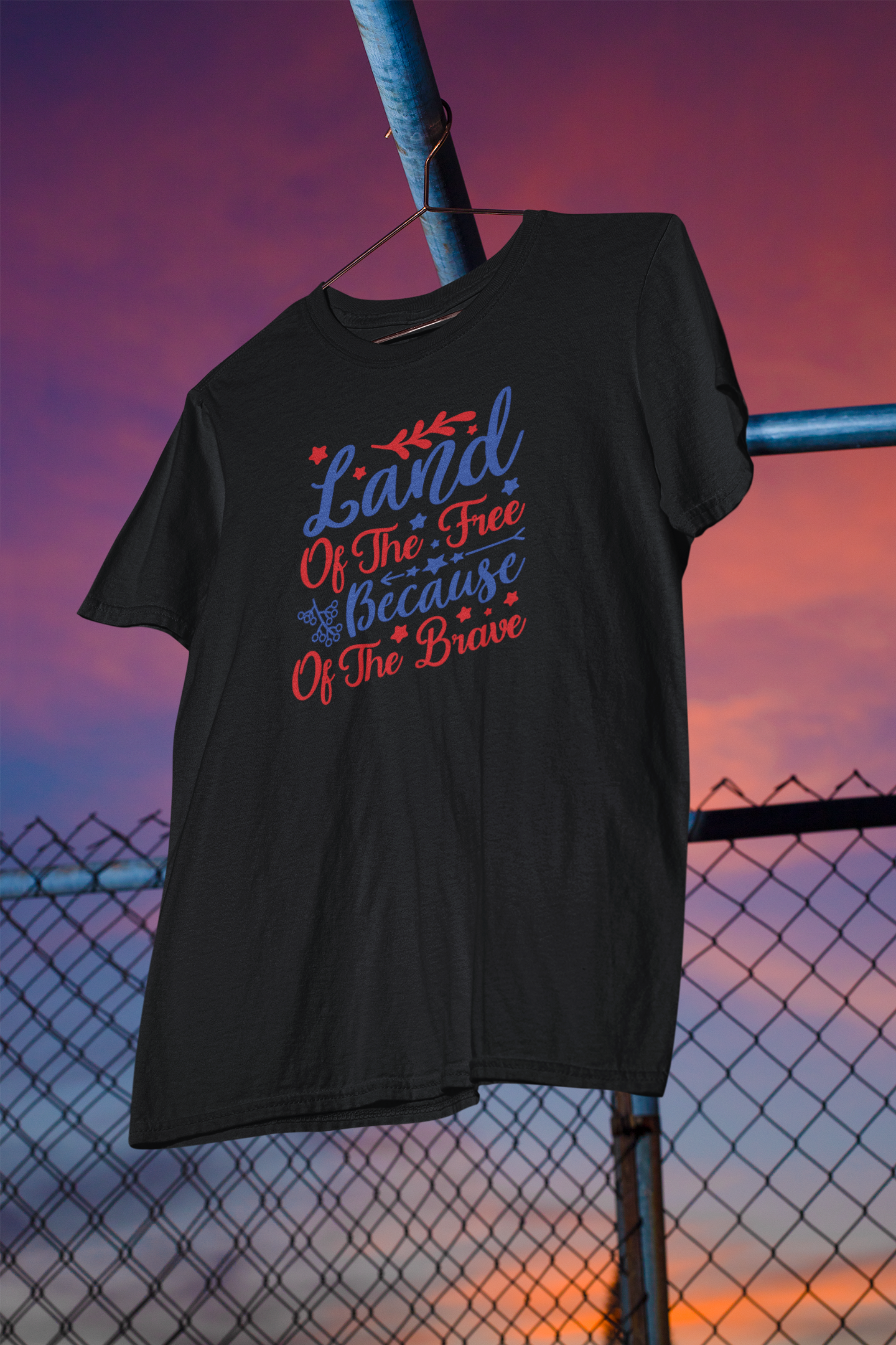 Shaka Brands | Graphic Tees | Land Of The Free Because Of The Brave T-Shirt
