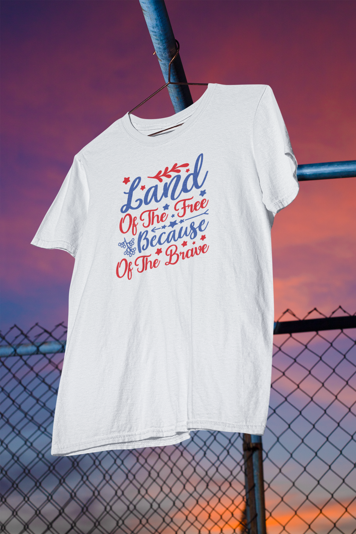 Shaka Brands | Graphic Tees | Land Of The Free Because Of The Brave T-Shirt