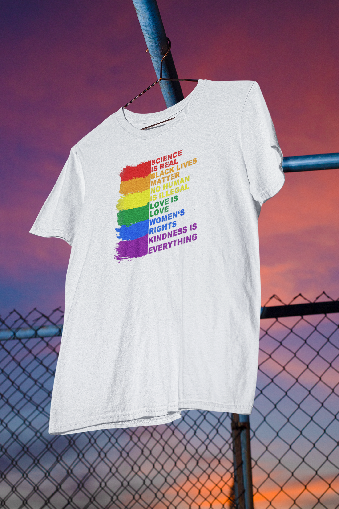 Shaka Brands | Graphic Tees | Science IS Real, Black Lives Matter... PRIDE T-Shirt