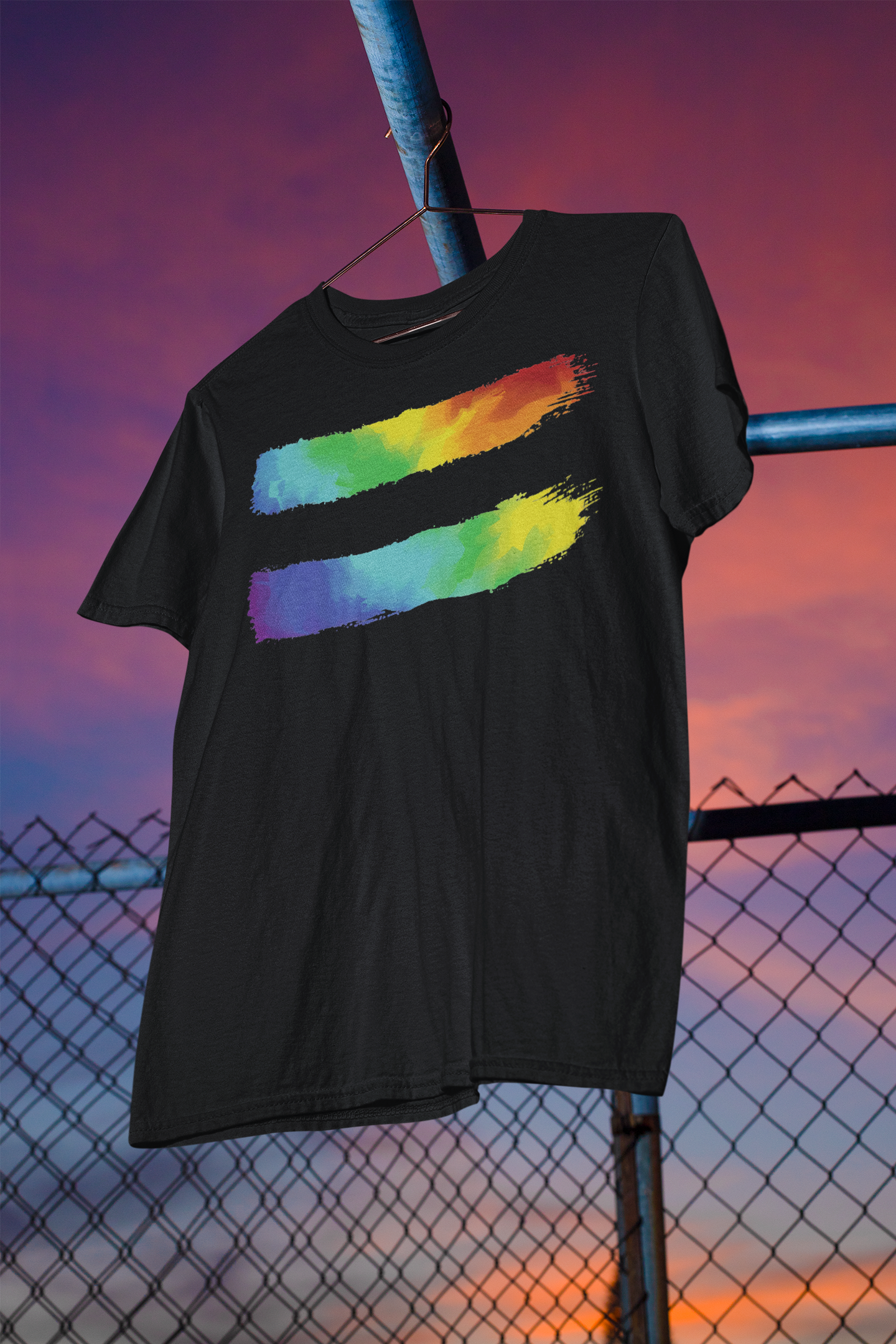 Shaka Brands | Graphic Tees | Rainbow Equal Symbol PRIDE T-Shirt