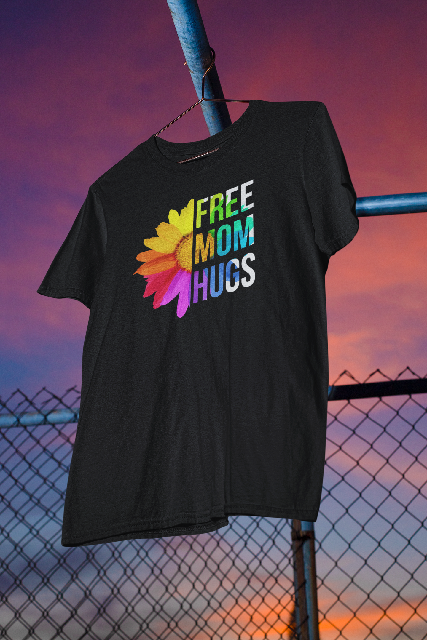 Shaka Brands | Graphic Tees | Free Mom Hugs PRIDE T-Shirt