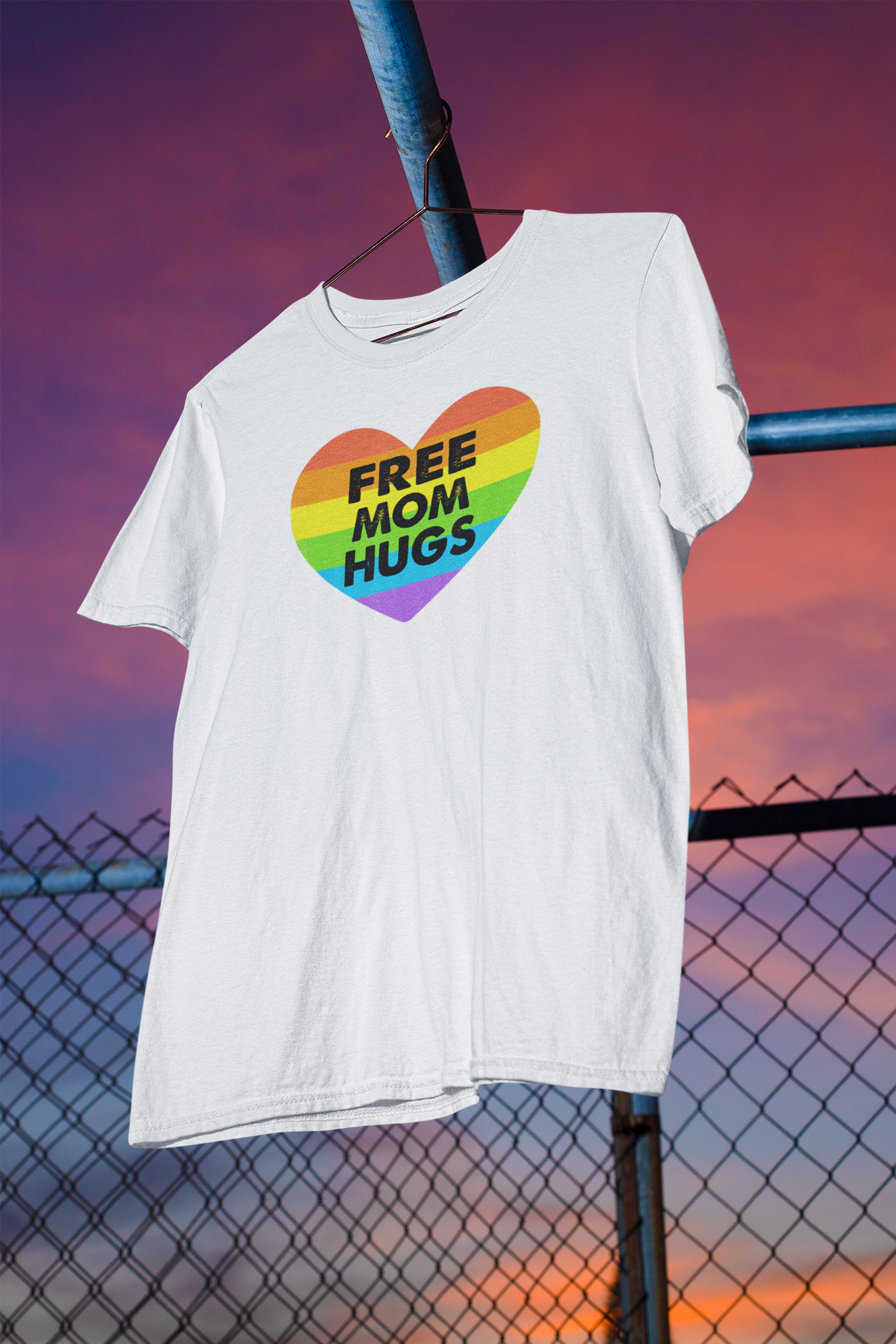 Shaka Brands | Graphic Tees | Free Mom Hugs PRIDE T-Shirt
