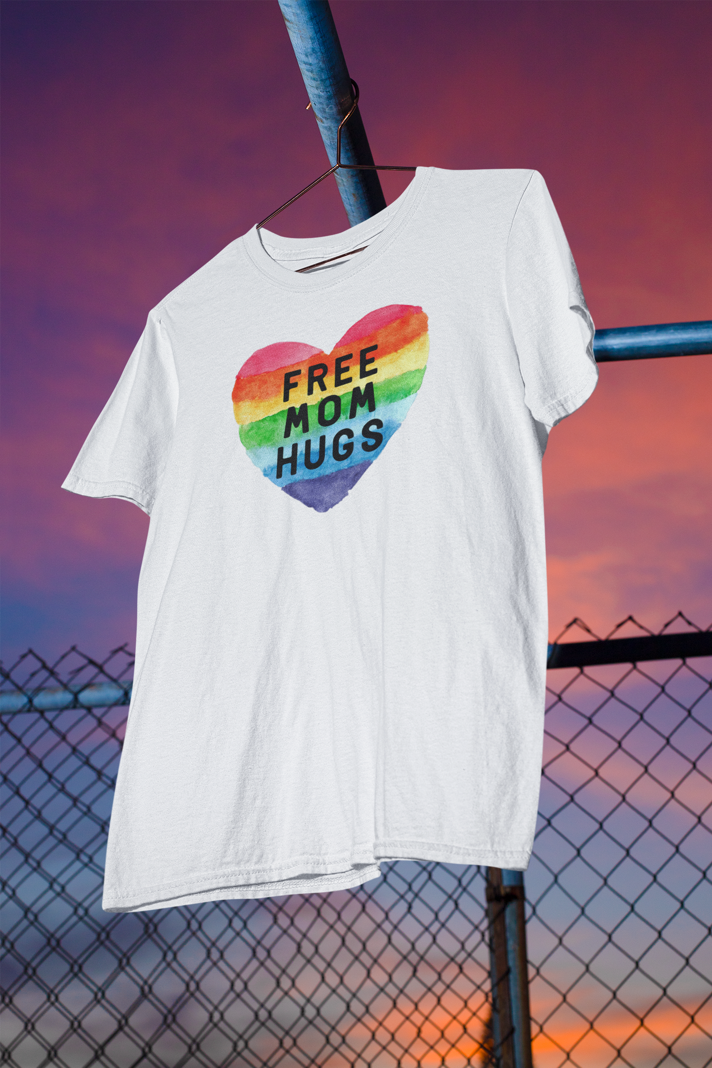Shaka Brands | Graphic Tees | Free Mom Hugs PRIDE T-Shirt