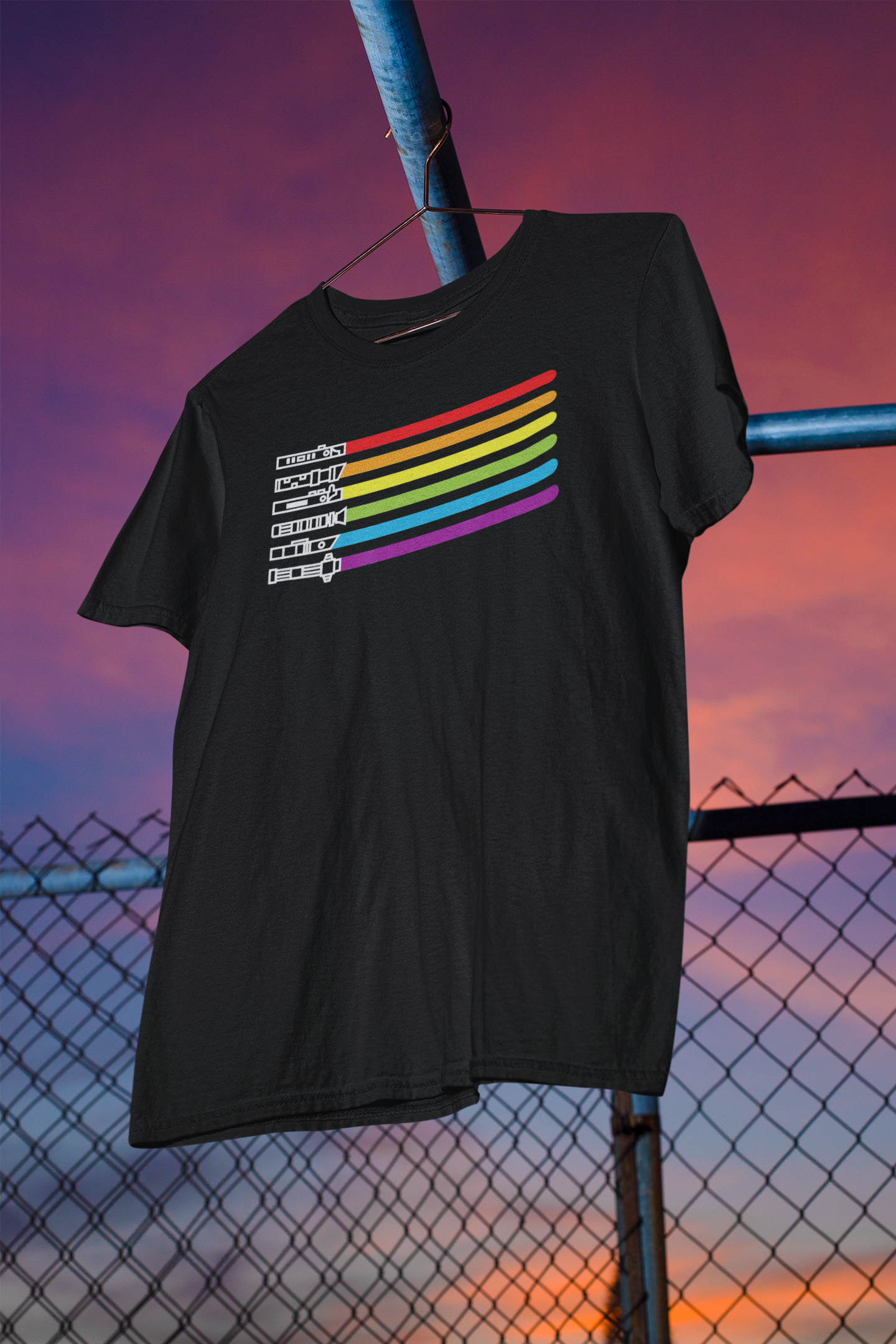 Shaka Brands | Graphic Tees | Light Saber PRIDE T-Shirt