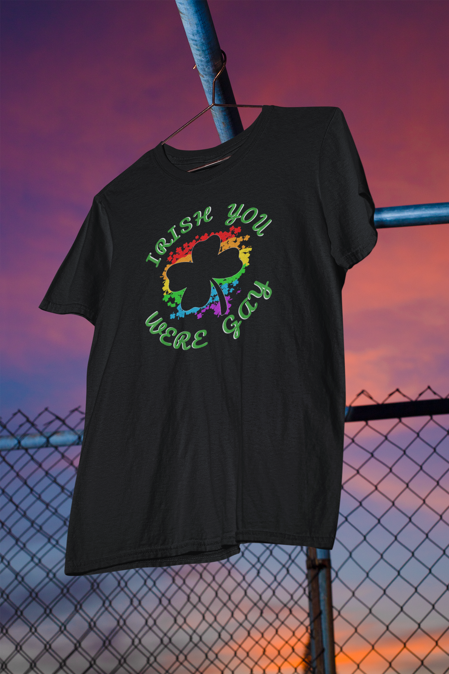 Shaka Brands | Graphic Tees | Irish You Were Gay PRIDE T-Shirt