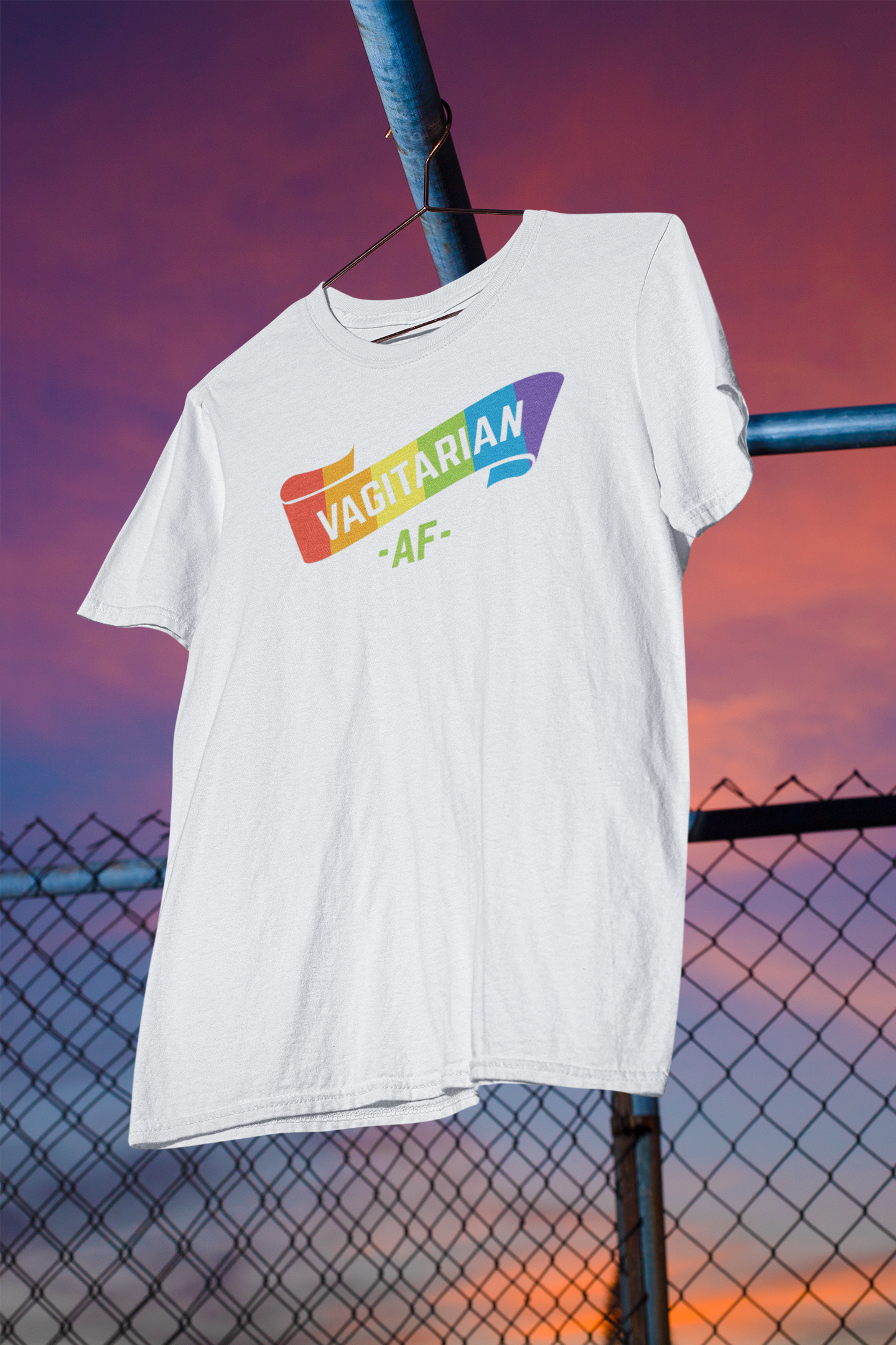 Shaka Brands | Graphic Tees | Vagitarian AF PRIDE T-Shirt