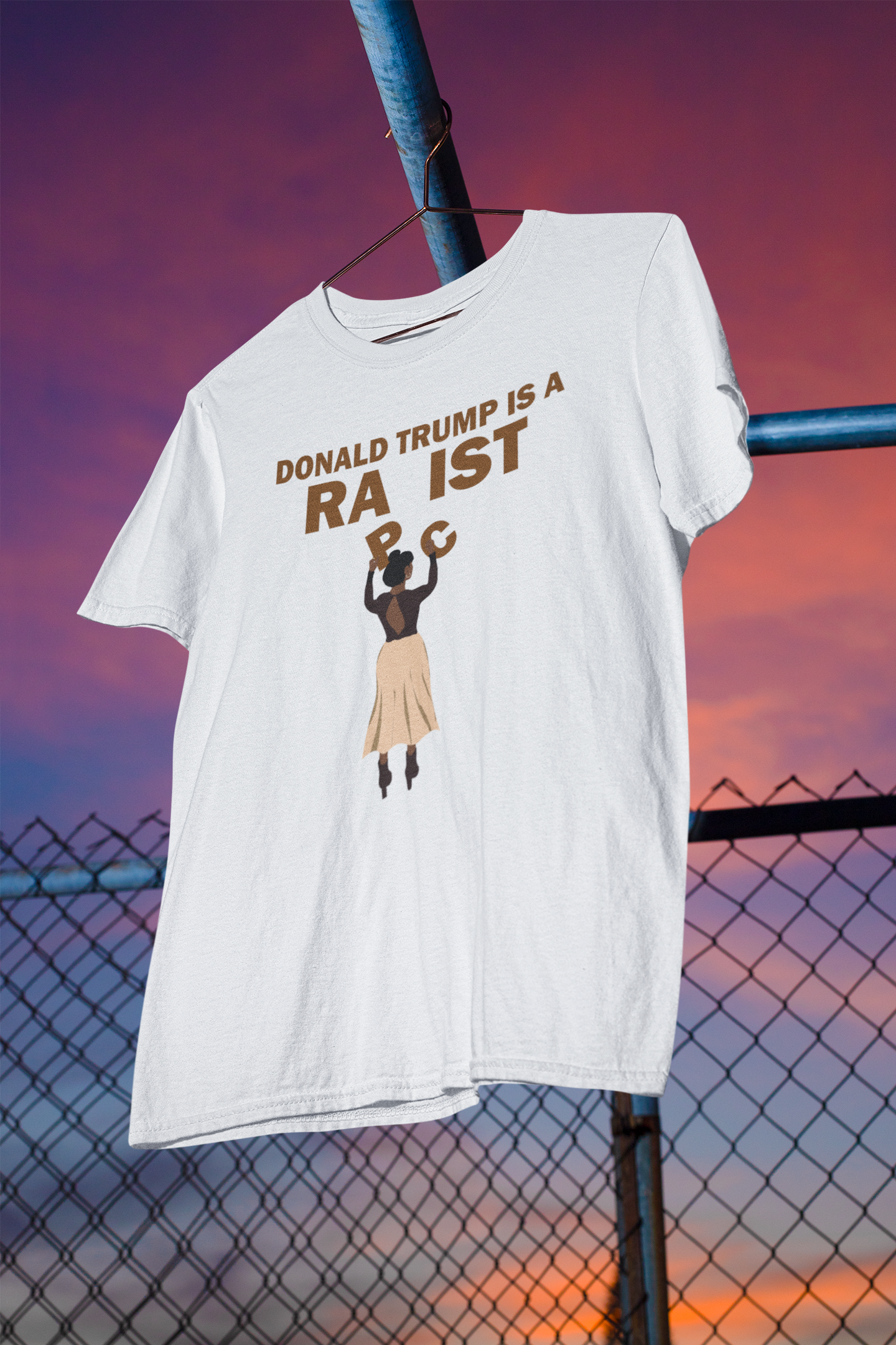 Shaka Brands | Political Tee Collection | Donald Trump Is a Racist (Rapist) T-Shirt