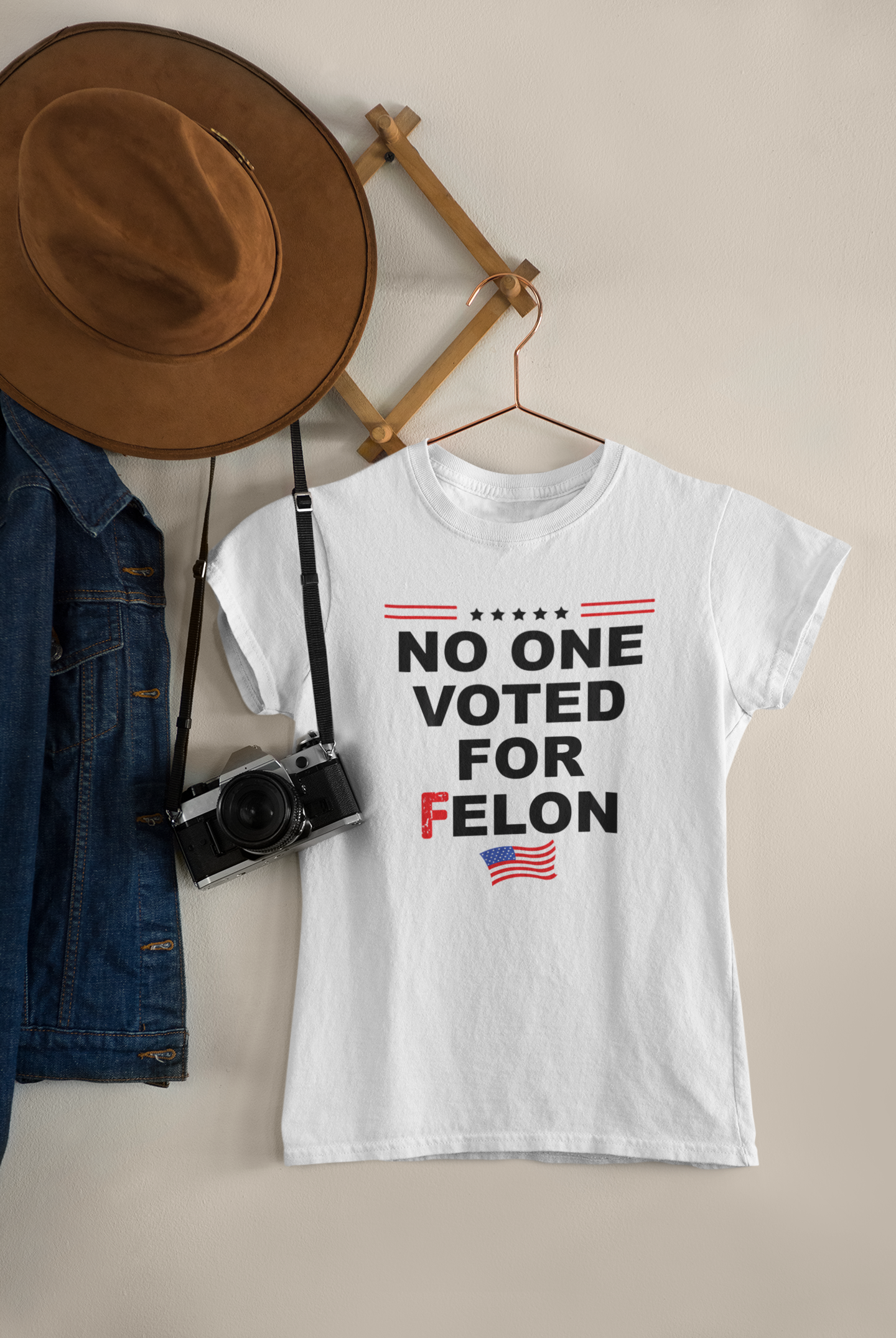 Shaka Brands | Political Tee Collection | No One Voted For F-Elon Women's T-shirt