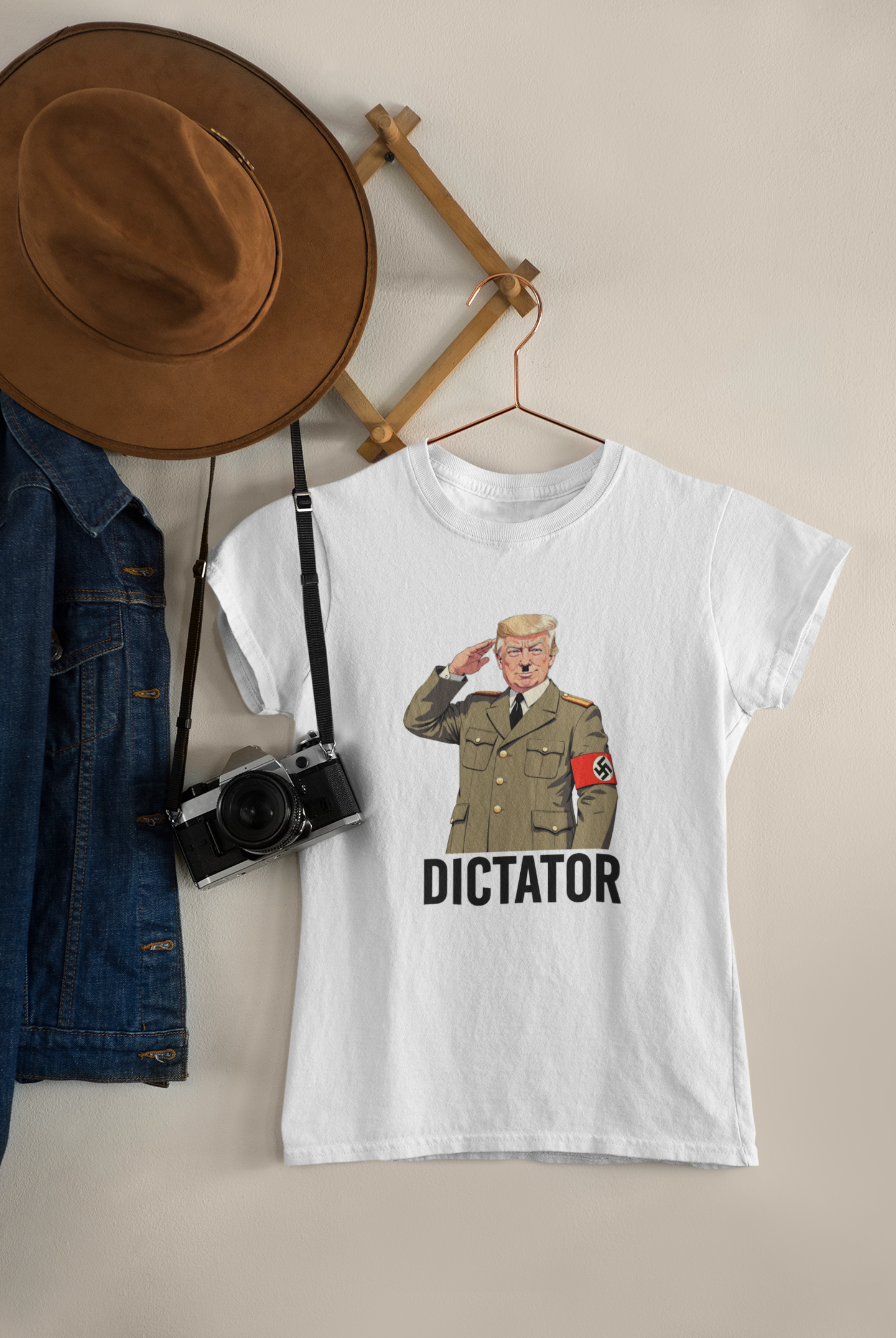 Shaka Brands | Political Tee Collection | Trump is a Dictator Women's T-shirt