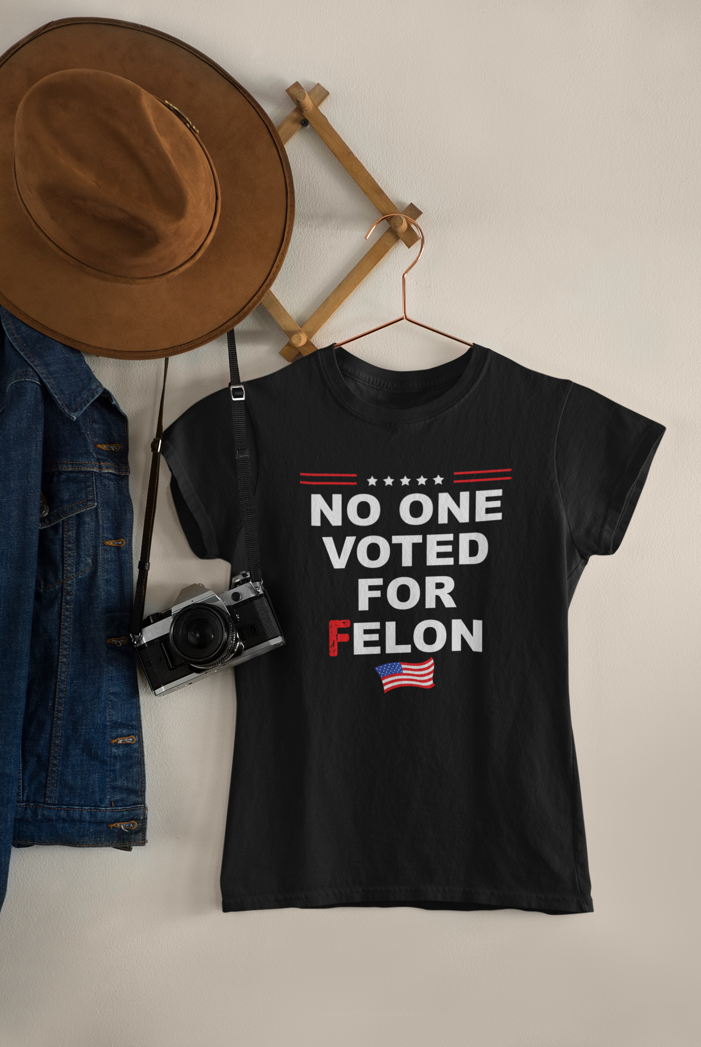 Shaka Brands | Political Tee Collection | No One Voted For F-Elon Women's T-shirt