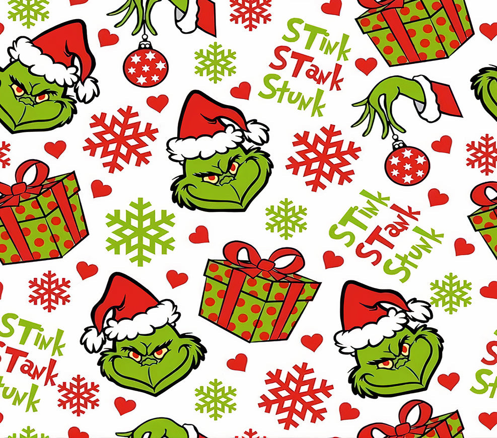 Shaka Brands | Tumblers | Grinch Stink, Stank, Stunk Christmas 20 oz. Tumbler