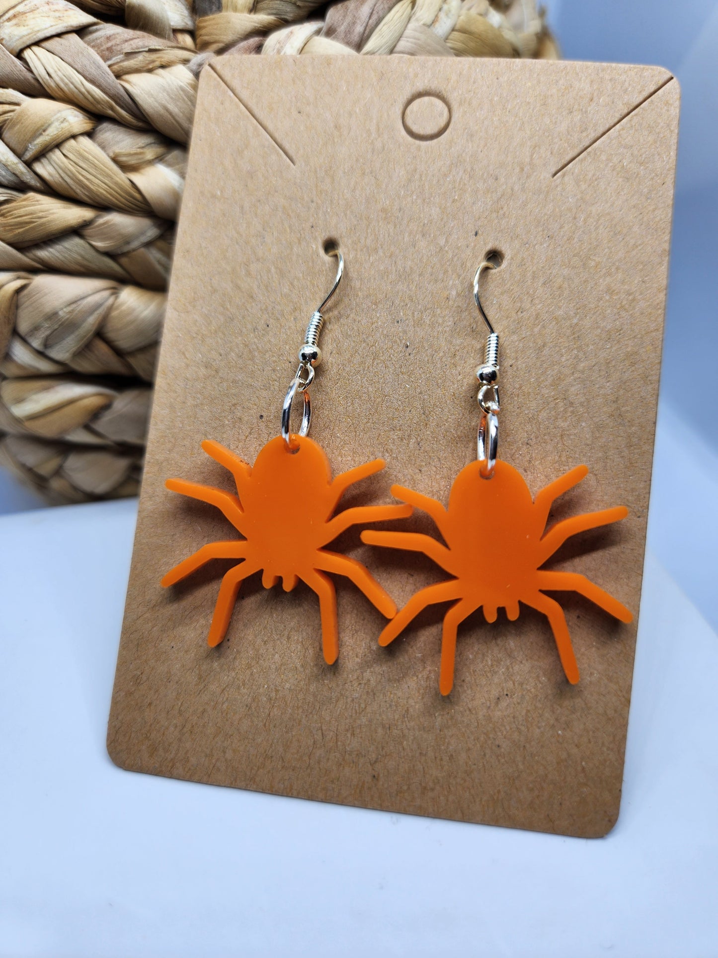 Shaka Brands | Laser Cut | Halloween Earrings *Spider*