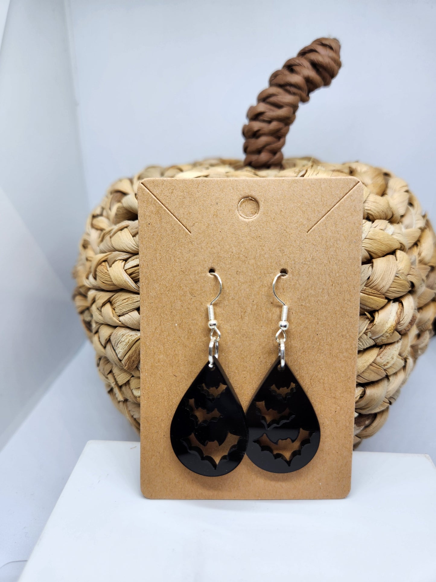 Shaka Brands | Laser Cut | Halloween Earrings *Flying Bats*