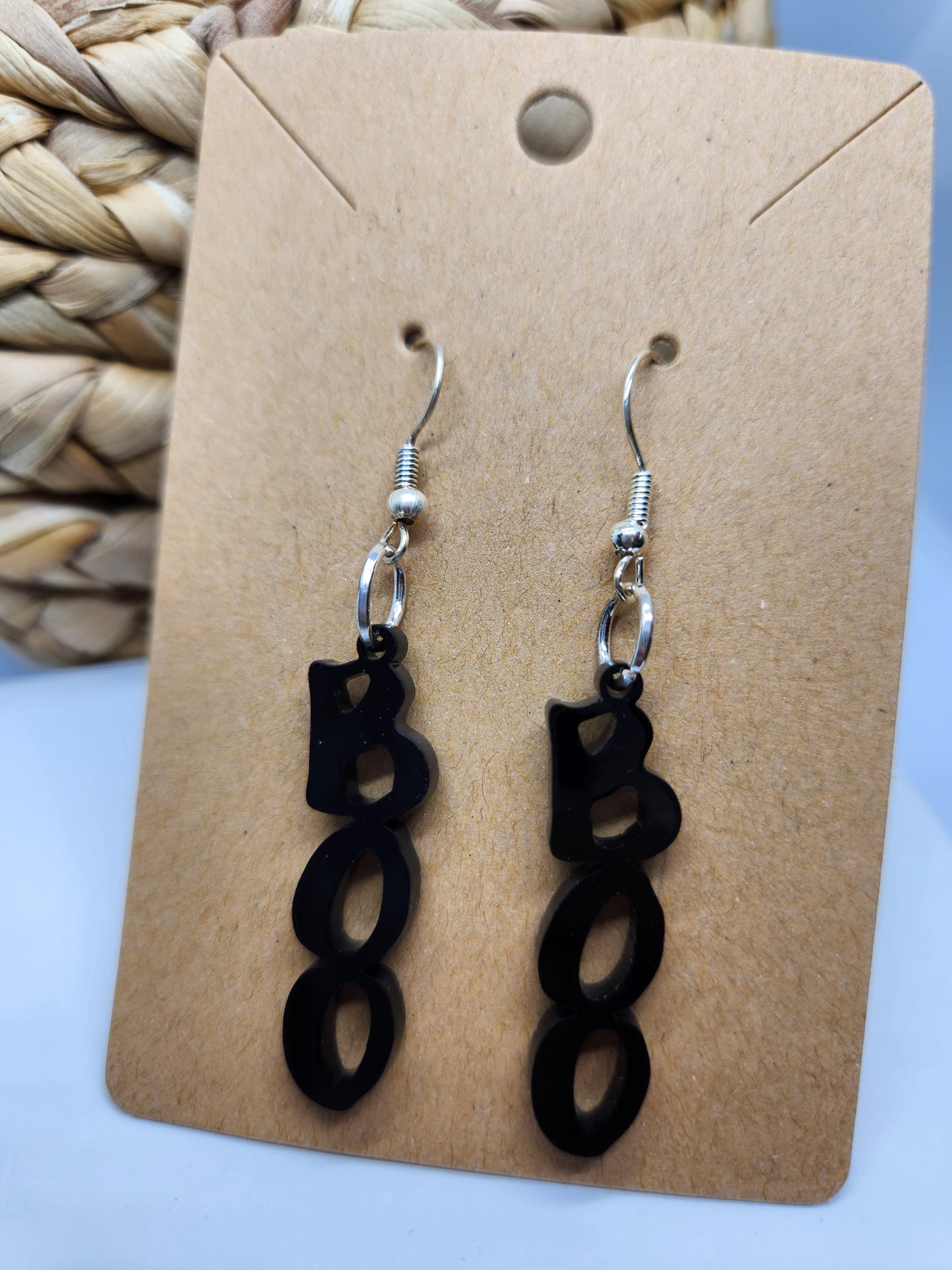 Shaka Brands | Laser Cut | Halloween Earrings *Boo*