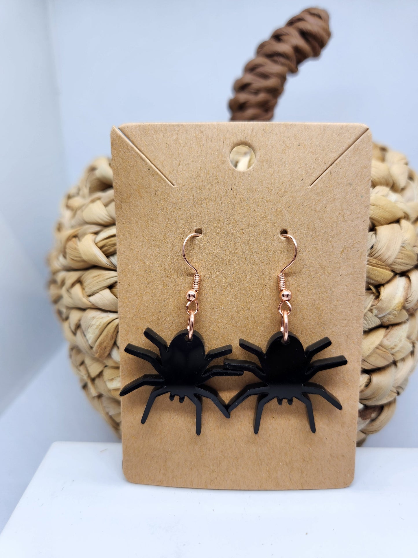 Shaka Brands | Laser Cut | Halloween Earrings *Spider*