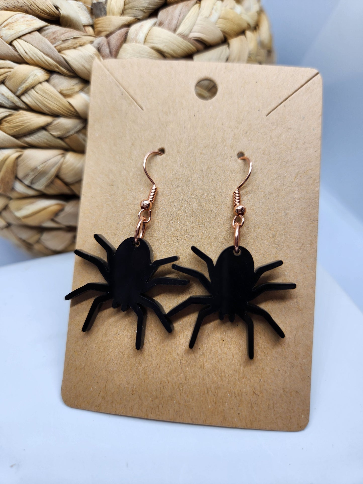 Shaka Brands | Laser Cut | Halloween Earrings *Spider*