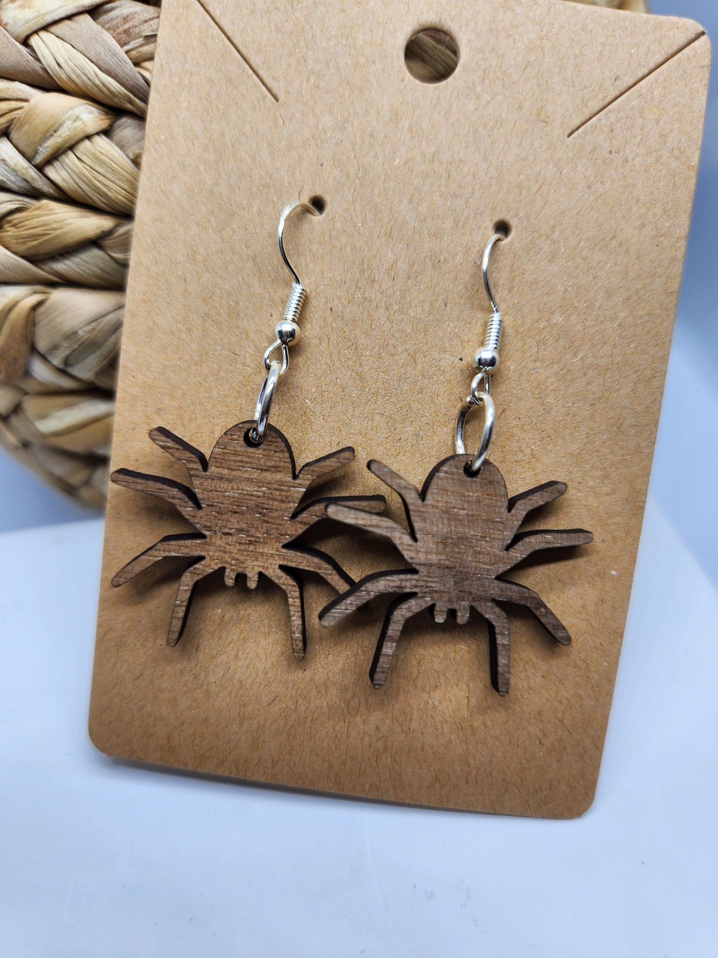 Shaka Brands | Laser Cut | Halloween Earrings *Spider*