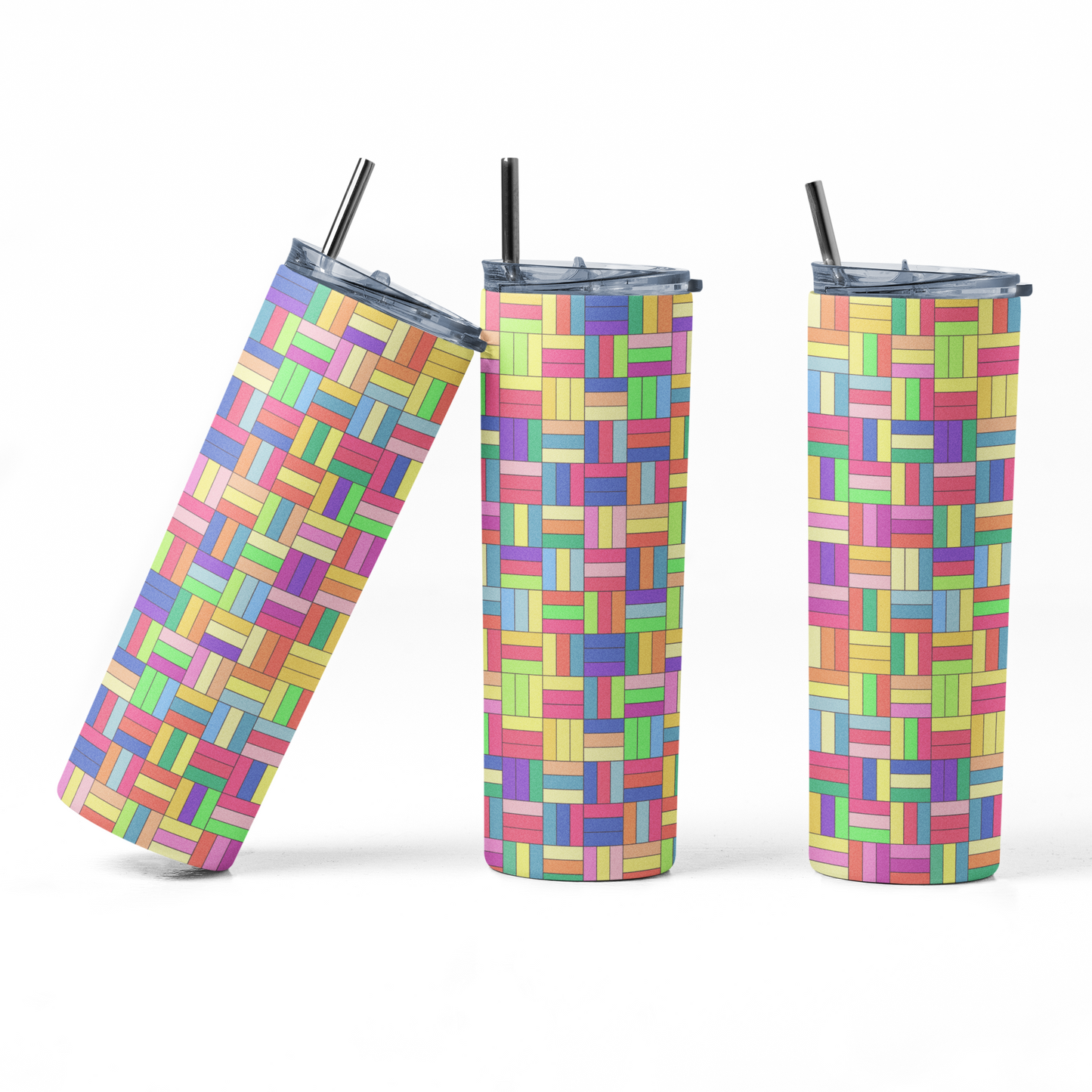 Shaka Brands | Tumblers | Abstract Design 20 oz. Skinny Tumbler