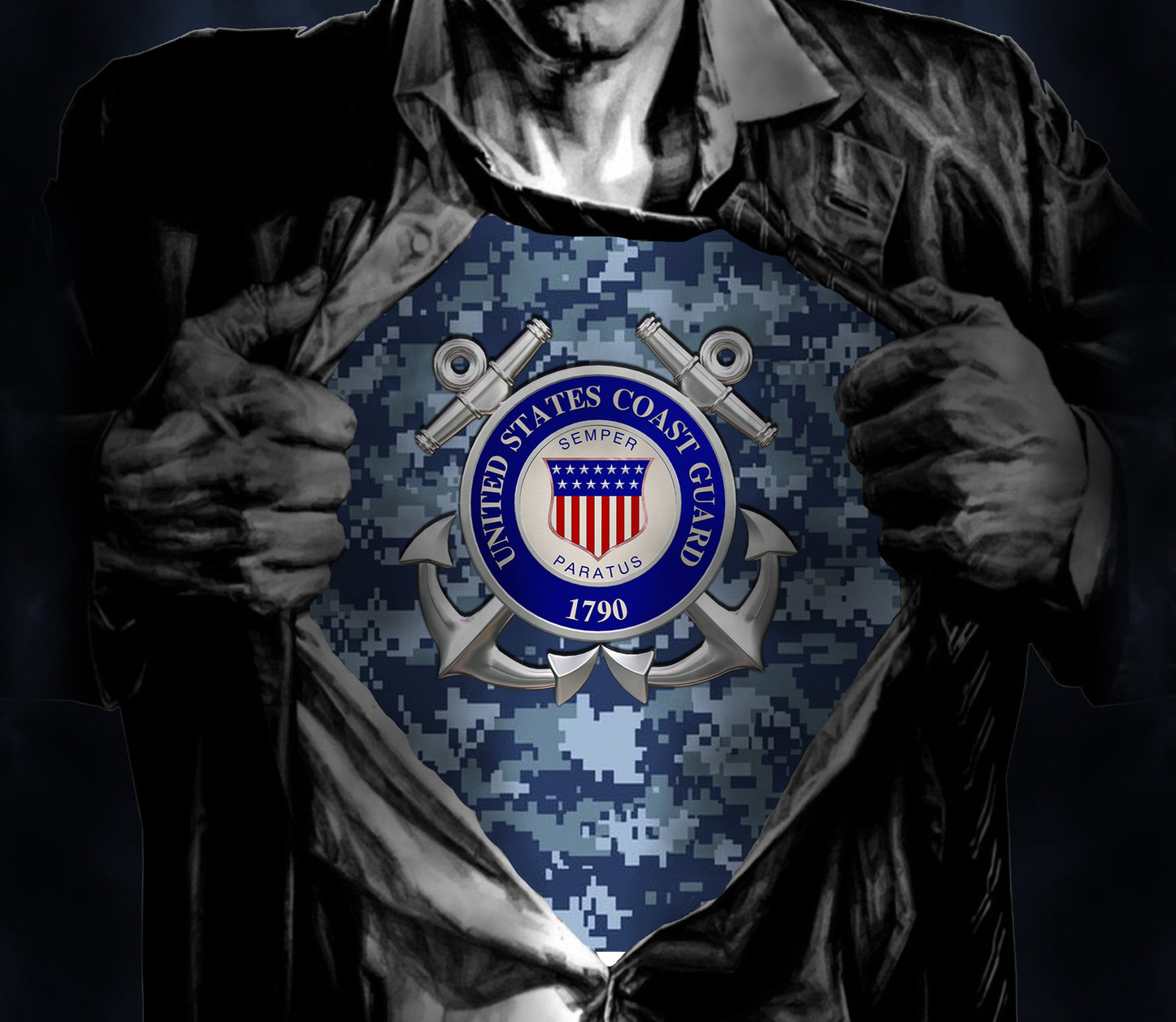 Shaka Brands | Tumblers | U.S. Coast Guard Chest logo 20 oz. Tumbler