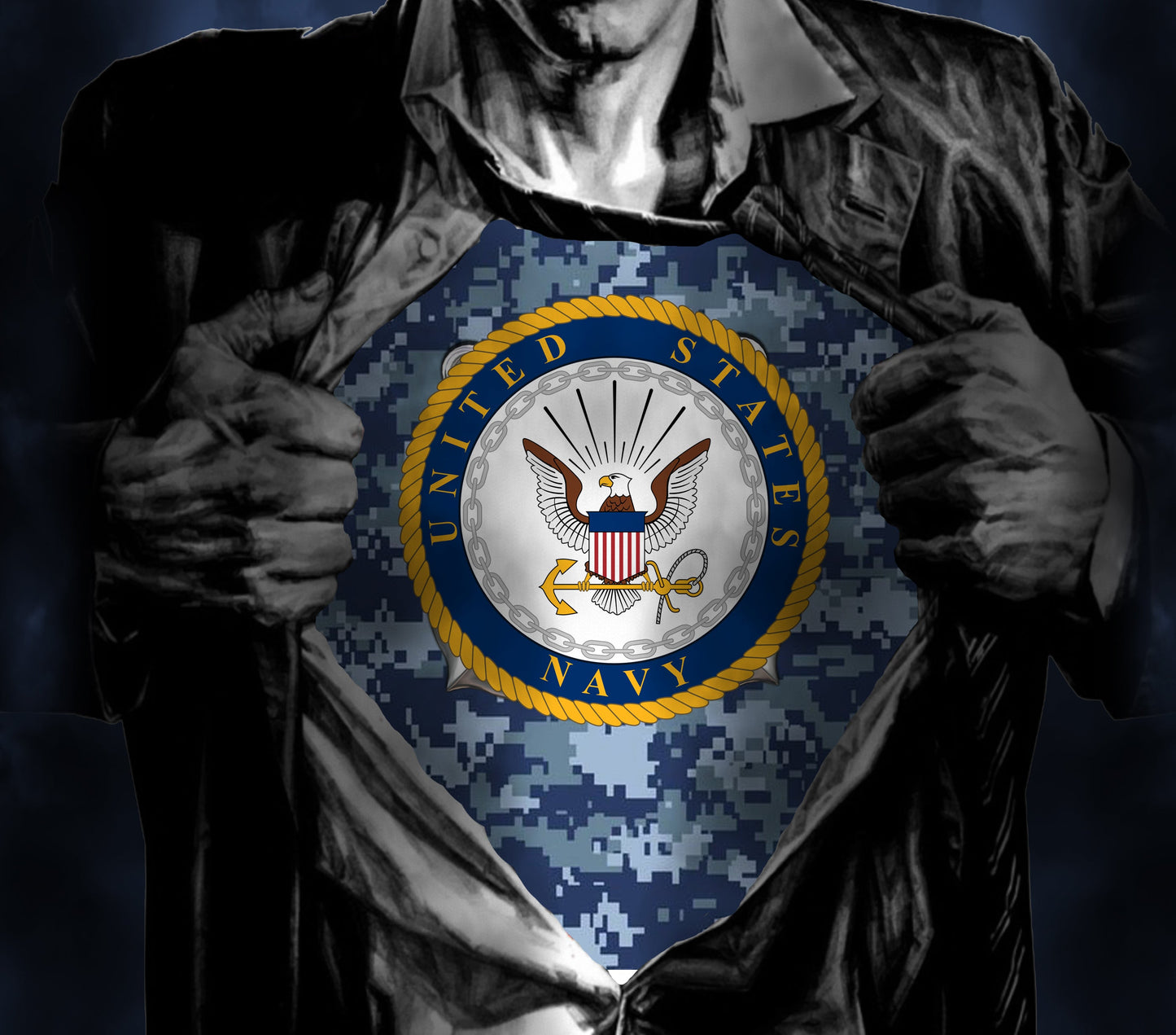 Shaka Brands | Tumblers | U. S. Navy Chest logo 20 oz. Tumbler