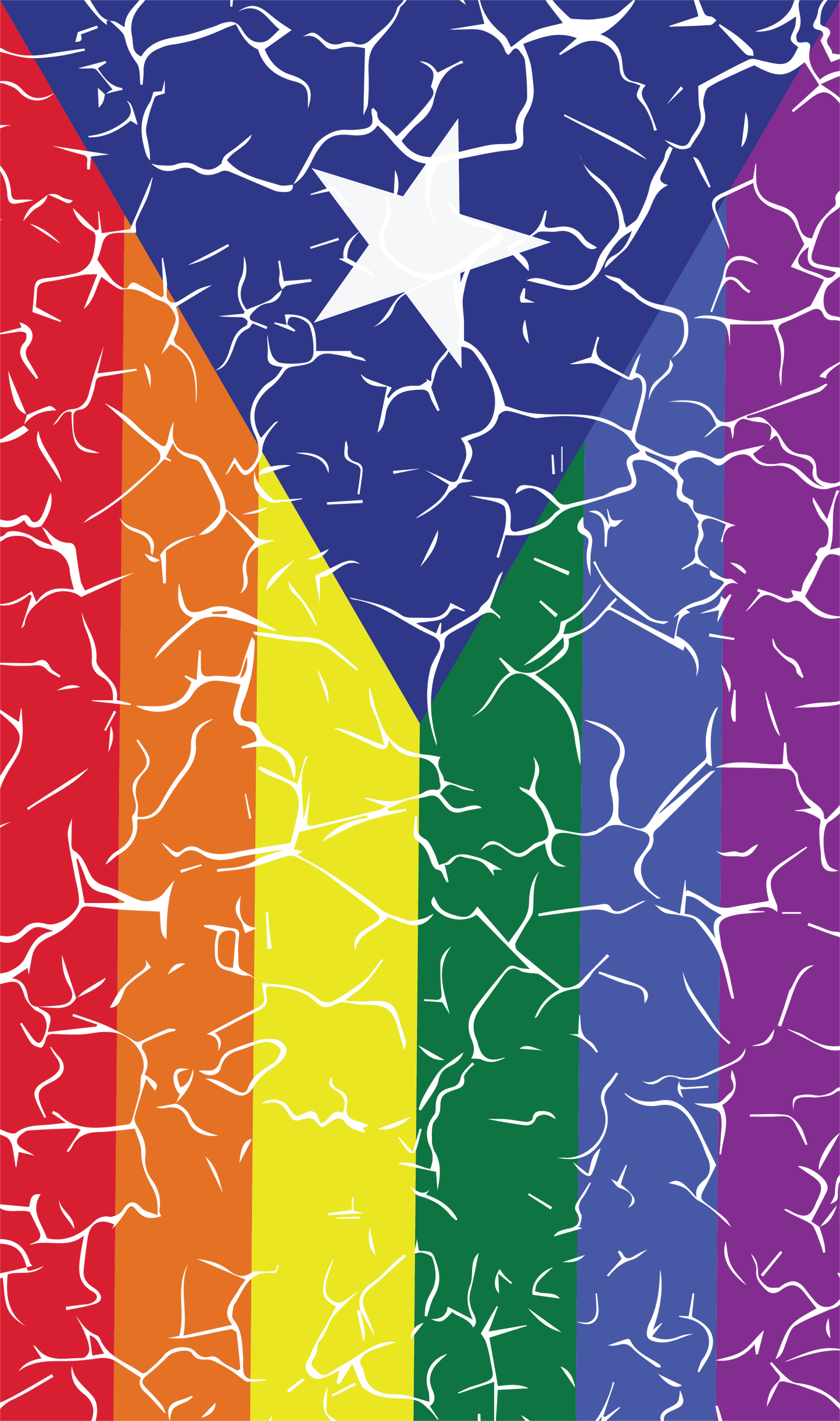 Shaka Brands | Hoodies | White LGBTQ Flag hoodie