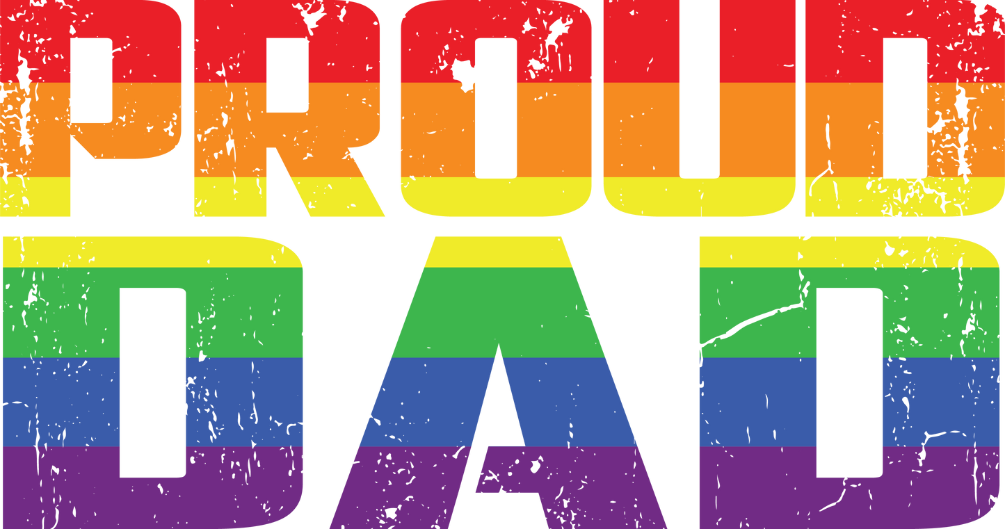 Shaka Brands | LGBTQ Pride Collection | Proud Dad LGBTQ Pride Hoodie
