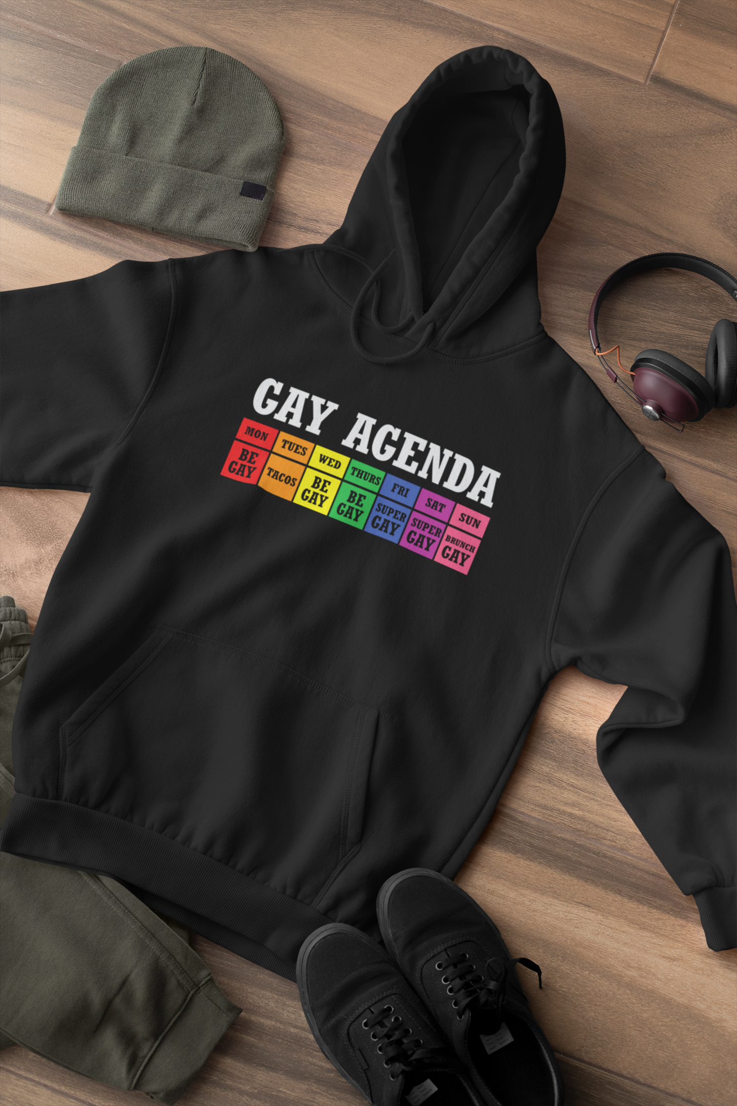 Shaka Brands | Hoodies | The Gay Agenda Hoodie