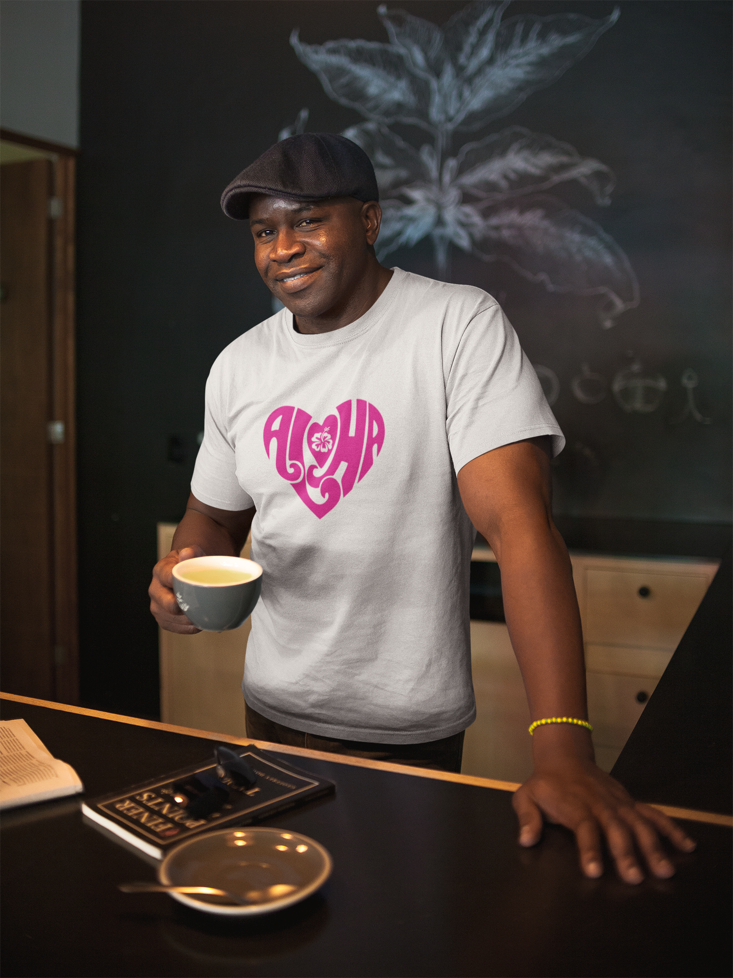 Shaka Brands | Graphic Tee's | Aloha Heart Crew Neck T-Shirt