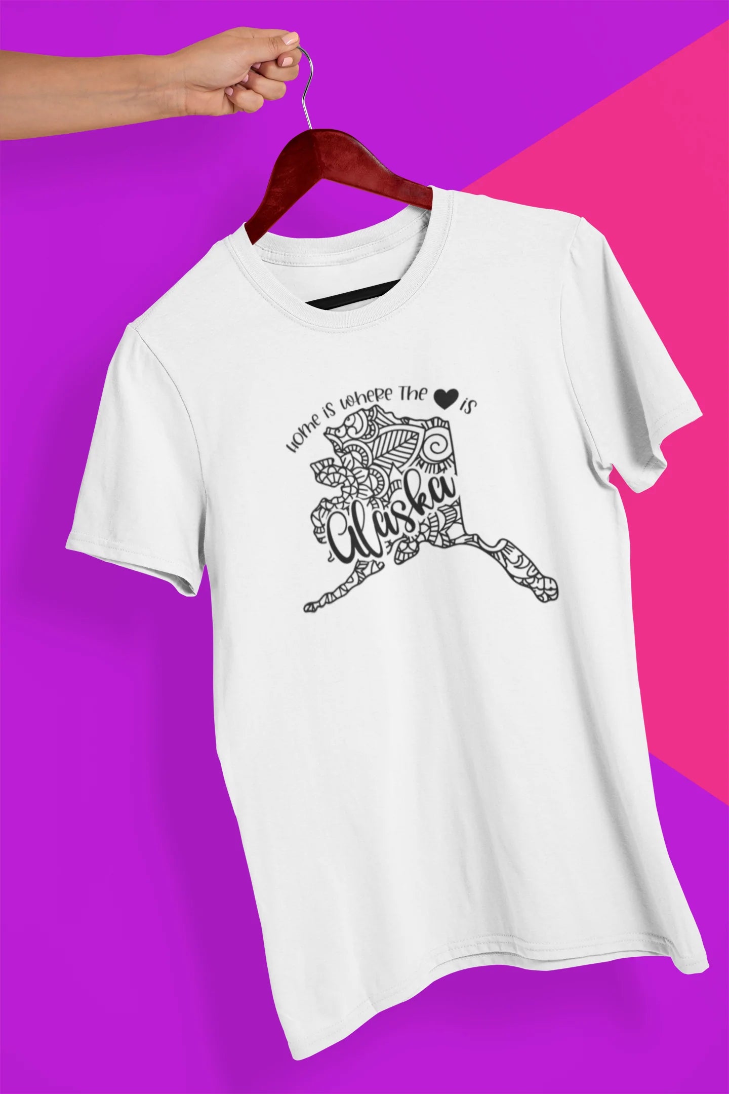 Shaka Brands | Graphic Tee's | Alaska Mandala Crew Neck T-Shirt