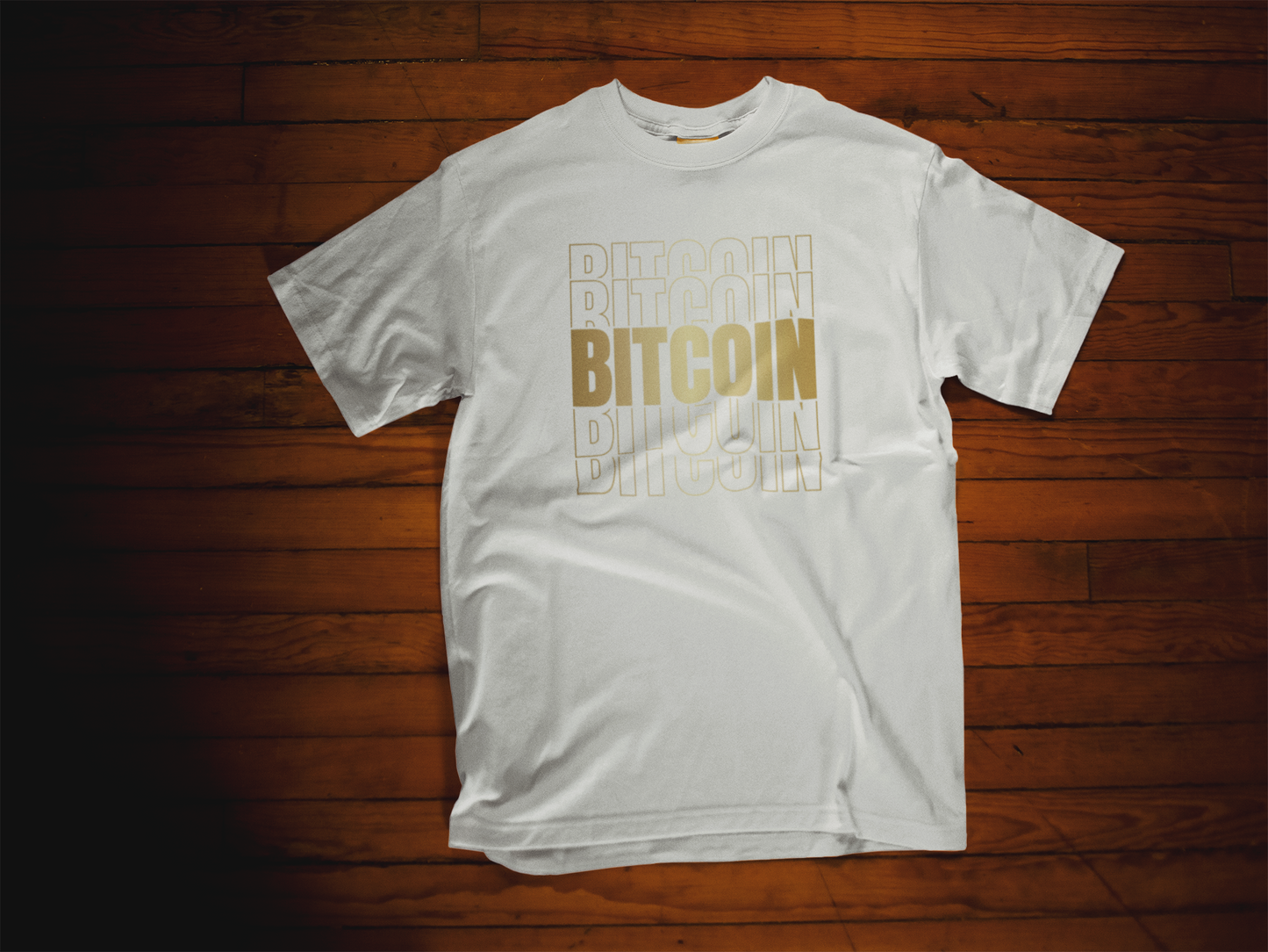Shaka Brands | Graphic Tee's | Bitcoin Gold Crew Neck T-Shirt