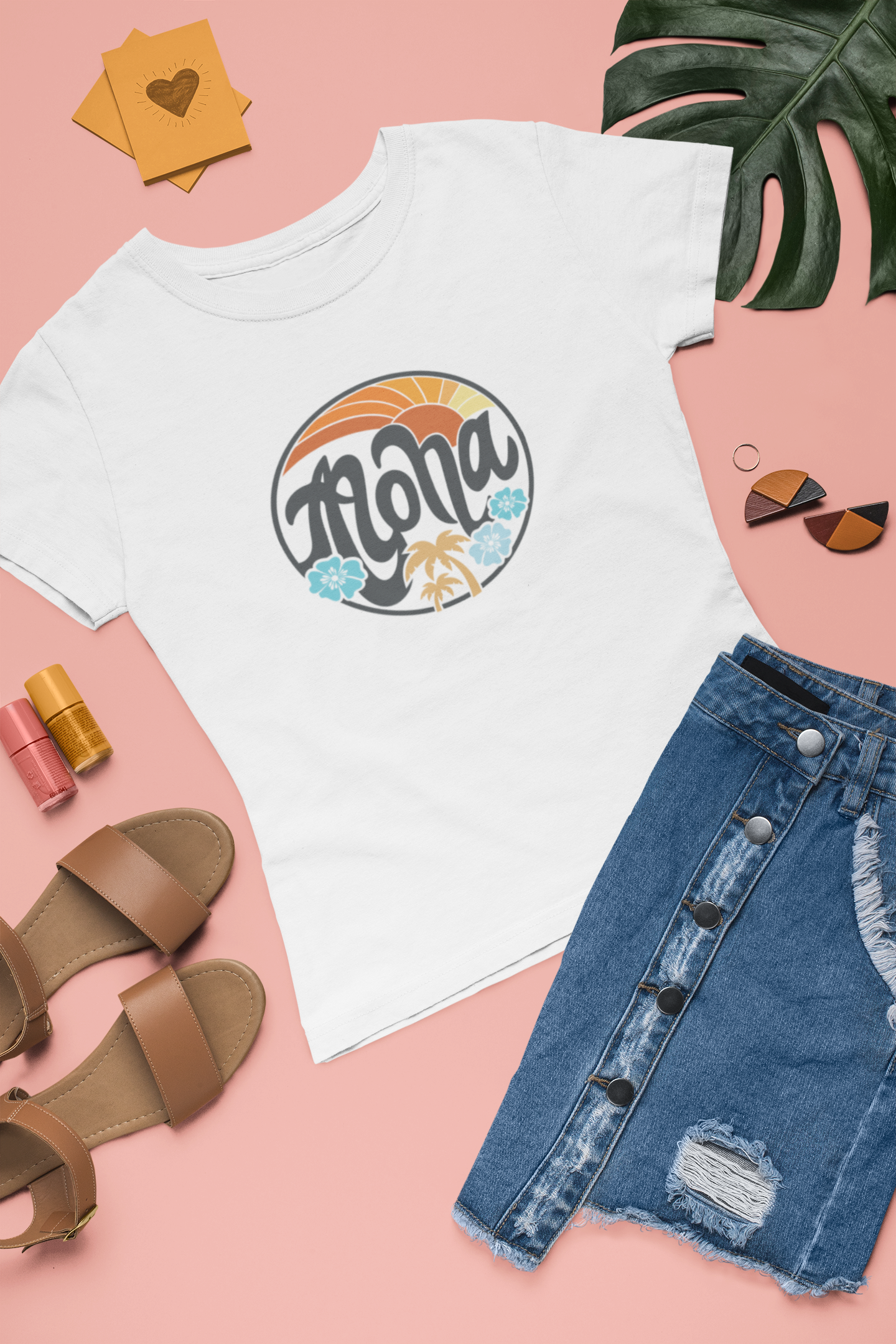 Shaka Brands | Graphic Tee's | Aloha Waves Crew Neck T-Shirt