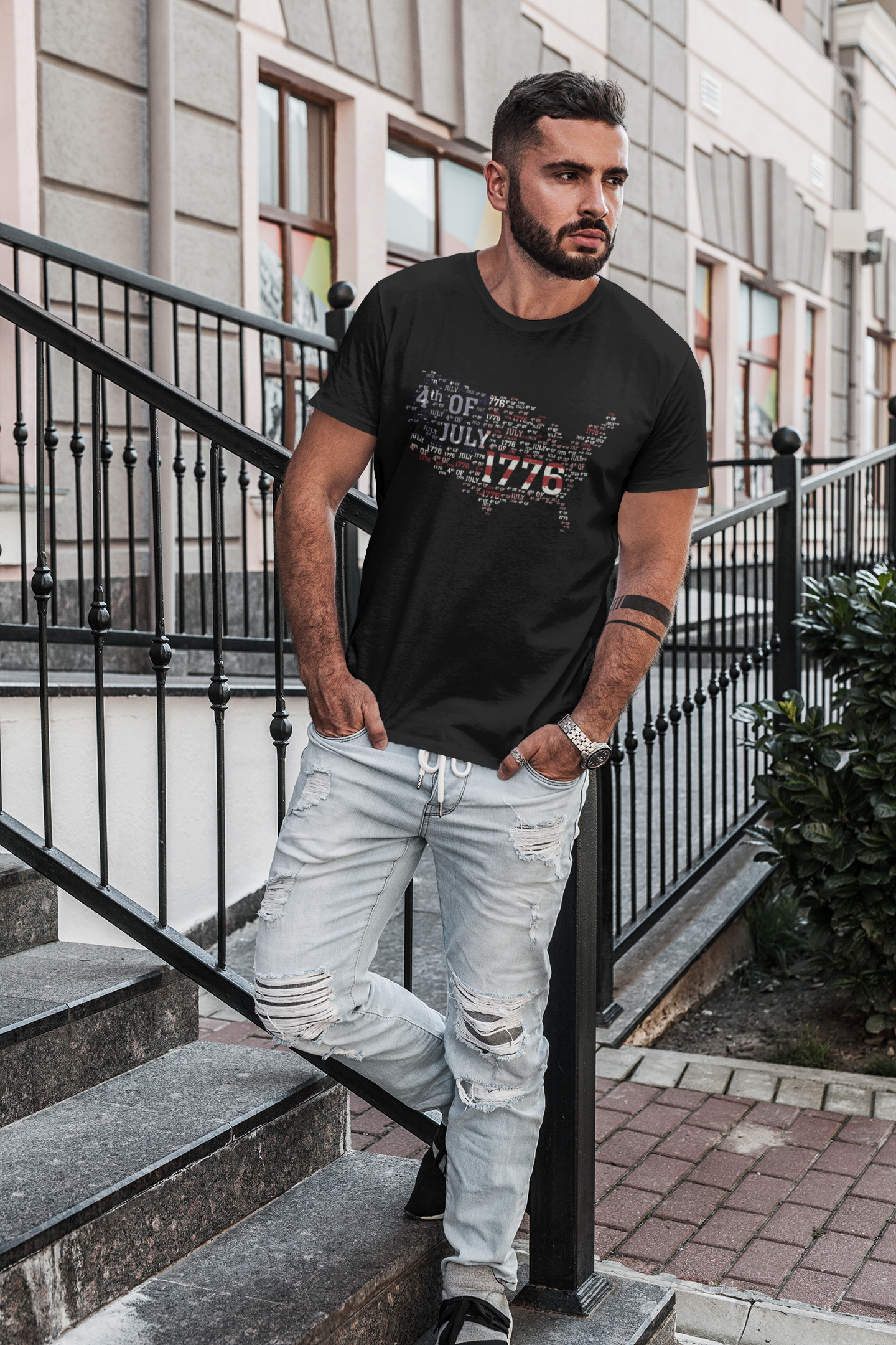 Shaka Brands | Graphic Tee's | Men's 4th of July 1776 T-Shirt