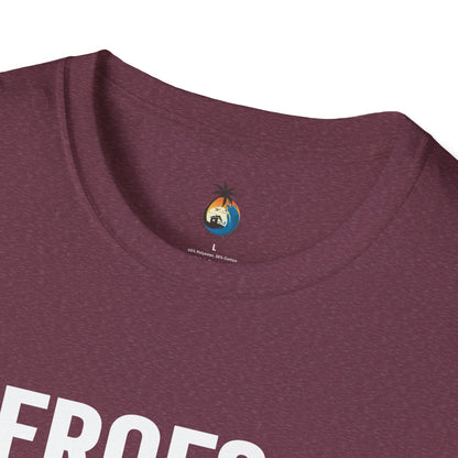 Heroes Are Born in November Unisex T-Shirt | Perfect Birthday Gift, Casual Wear, November Celebration Tee, Gift for Heroes