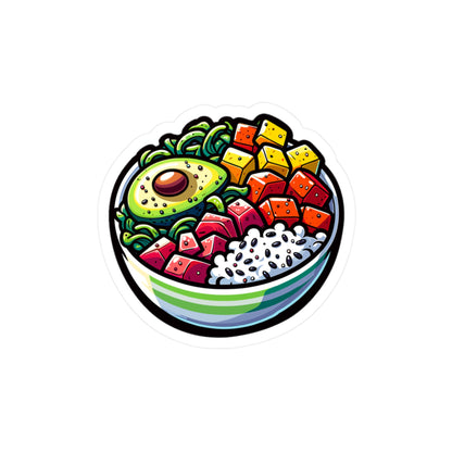 Vibrant Sushi Bowl Vinyl Decal