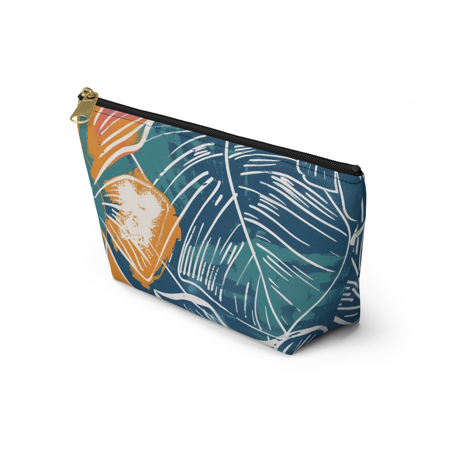 Tropical Floral Accessory Pouch | Chic Travel Bag, Makeup Organizer, Gift for Her, Summer Vibes, Eco-Friendly Design