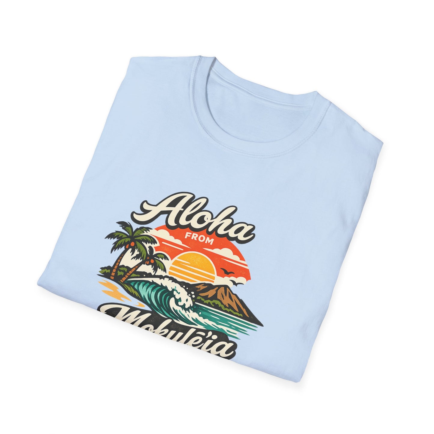 Aloha Mokulēʻia T-Shirt — Vintage Hawaiian Sunset Surf Tee