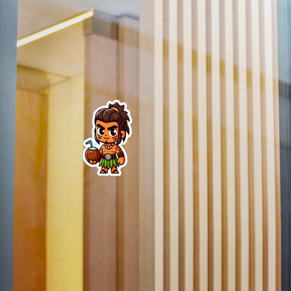 Tropical Cartoon Vinyl Decals for Kids and Home Decor