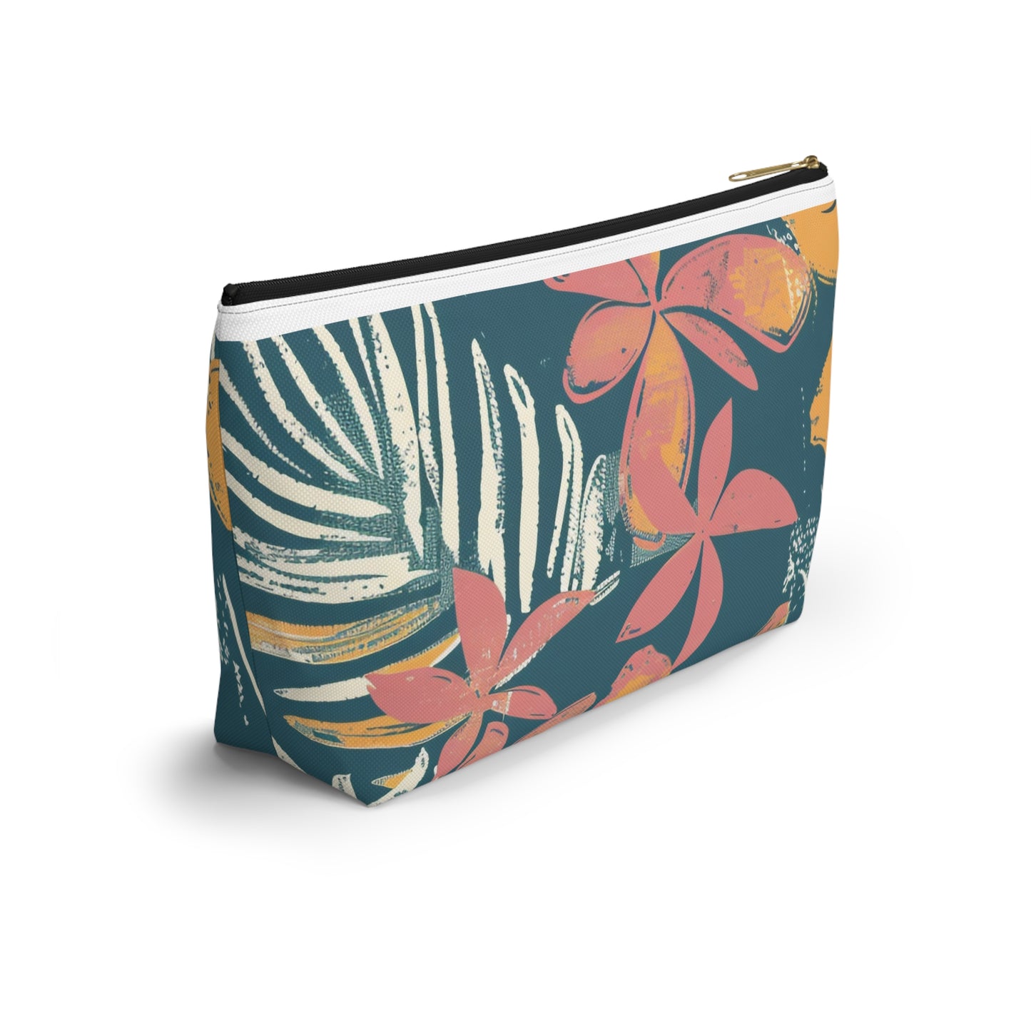 Tropical Floral Accessory Pouch | Makeup Bag, Travel Organizer, Pencil Case, Gift for Her, Summer Vibes