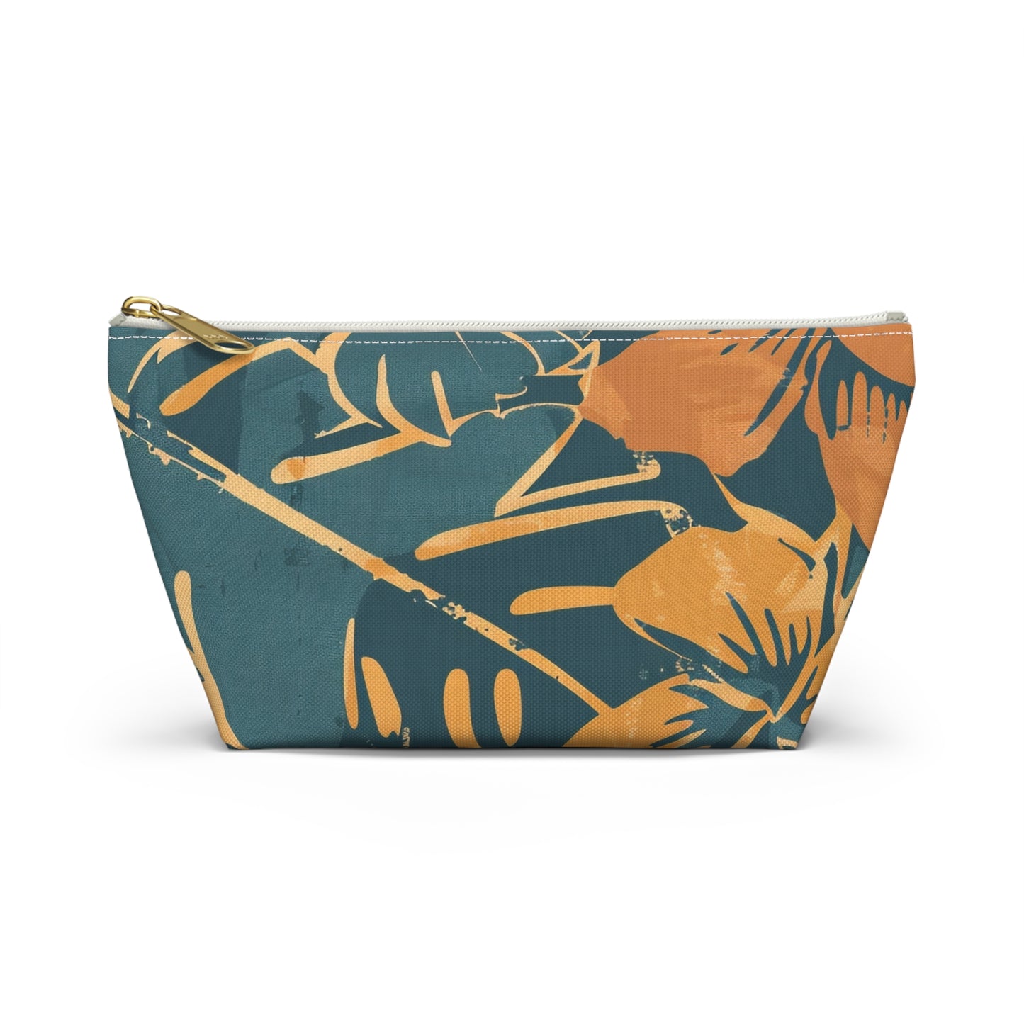Tropical Floral Accessory Pouch, Makeup Bag, Toiletry Organizer, Clutch Purse, Summer Gift, Travel Essentials