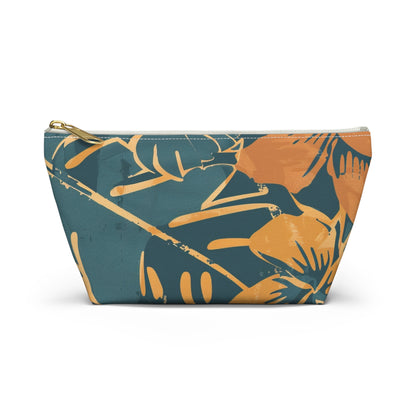 Tropical Floral Accessory Pouch, Makeup Bag, Toiletry Organizer, Clutch Purse, Summer Gift, Travel Essentials