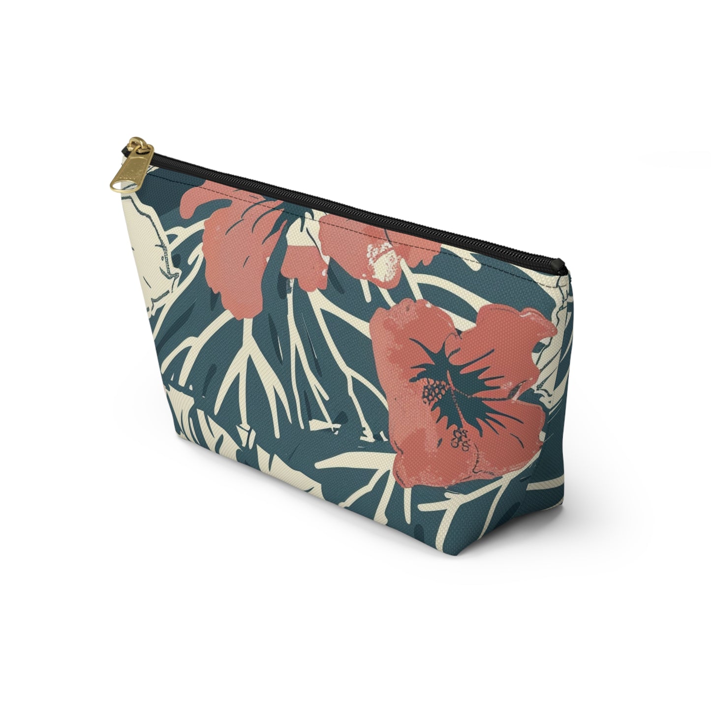 Tropical Floral Accessory Pouch | Makeup Bag, Travel Organizer, Toiletry Case, Gift Idea, Summer Essentials