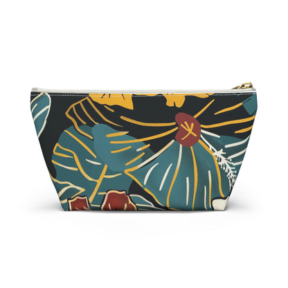Tropical Floral Accessory Pouch | Makeup Bag, Travel Organizer, Zip Pouch, Gift for Her, Summer Vibe