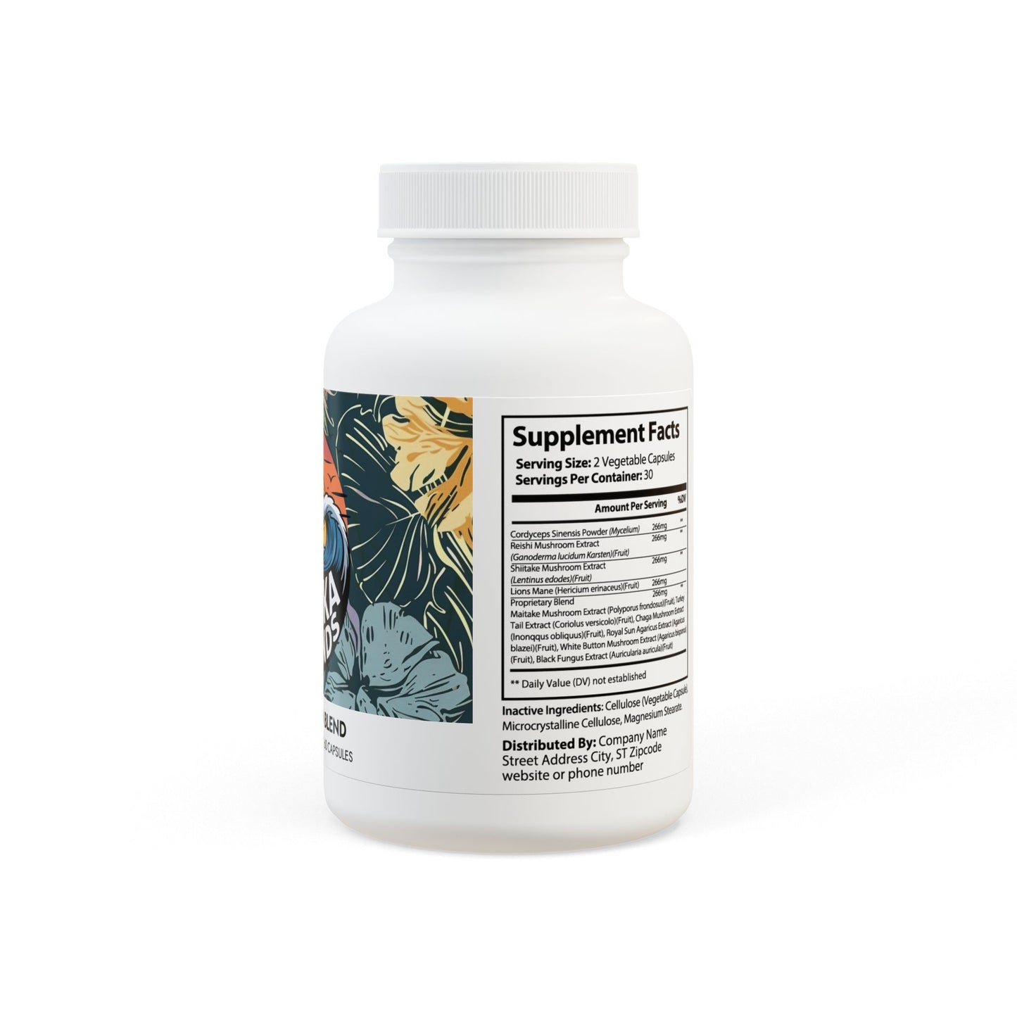 Mushroom Blend Supplement (60 Capsules)