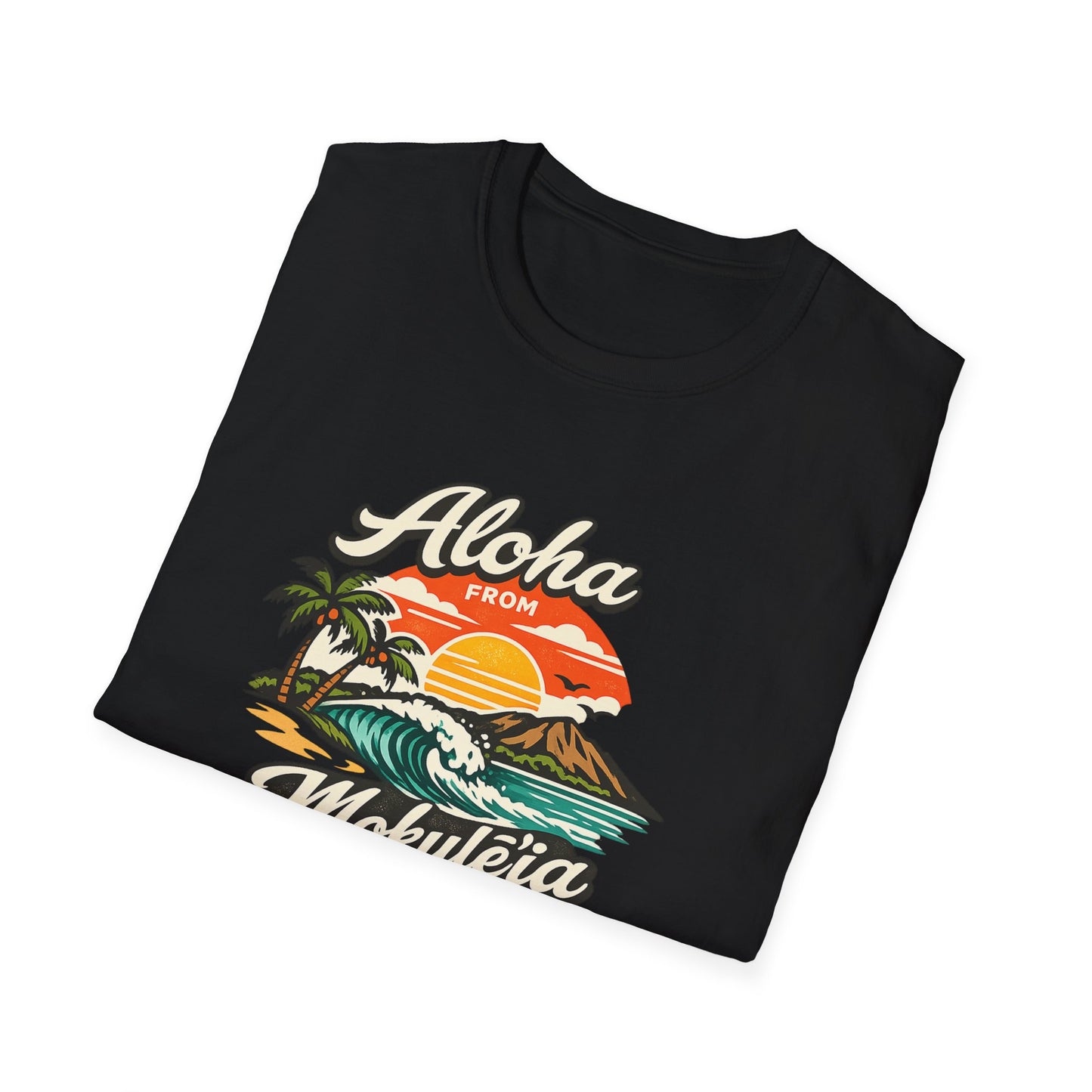 Aloha Mokulēʻia T-Shirt — Vintage Hawaiian Sunset Surf Tee